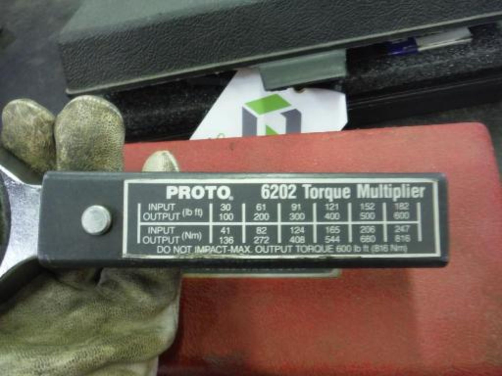Proto torque multiplier in case. Located in Marion, Ohio Rigging Fee: $25 - Image 2 of 2