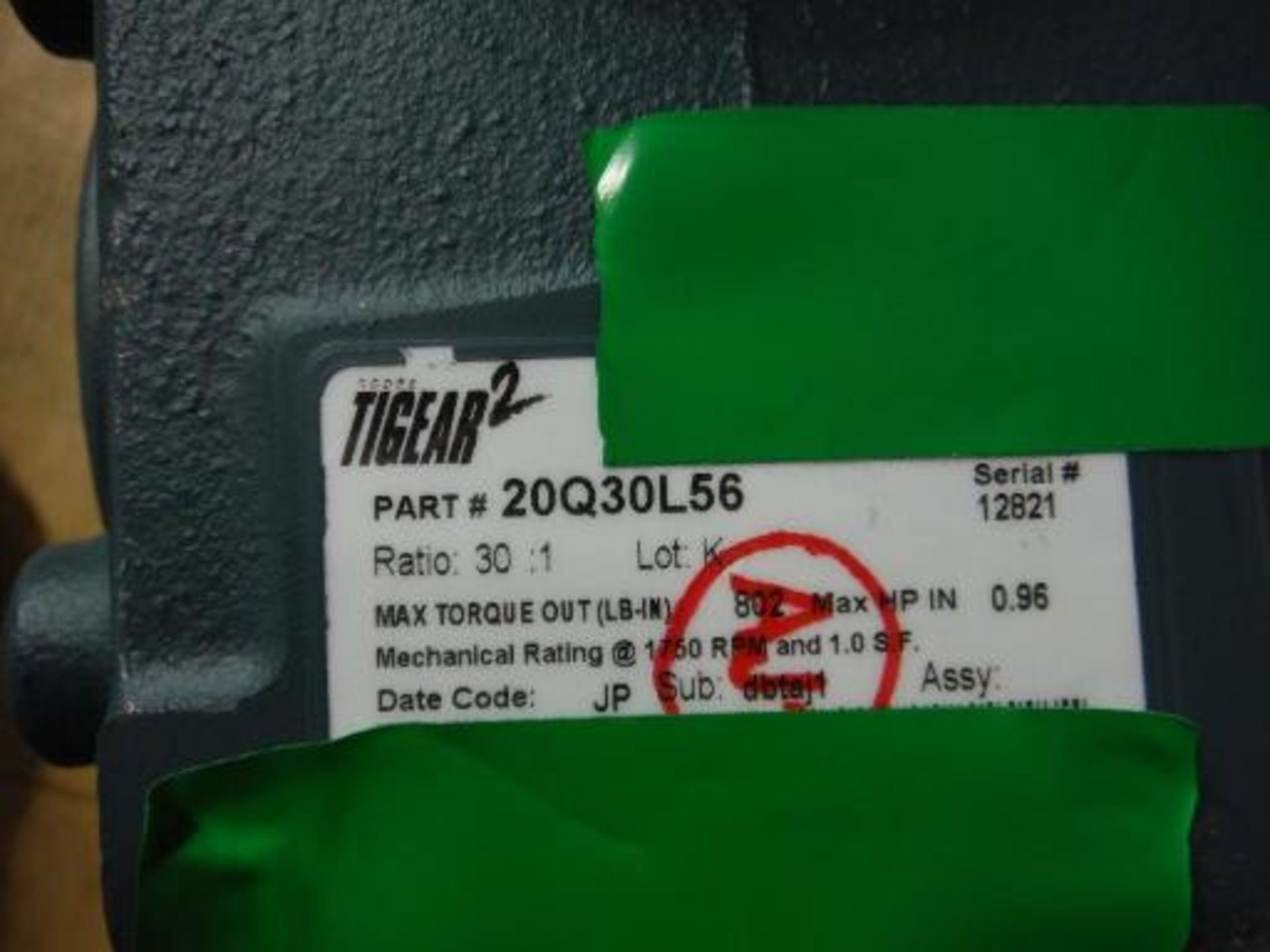 NEW Dodge Tigear 2 Gear Box, Ratio: 30:1. Located in Marion, Ohio Rigging Fee: $25 - Image 2 of 2