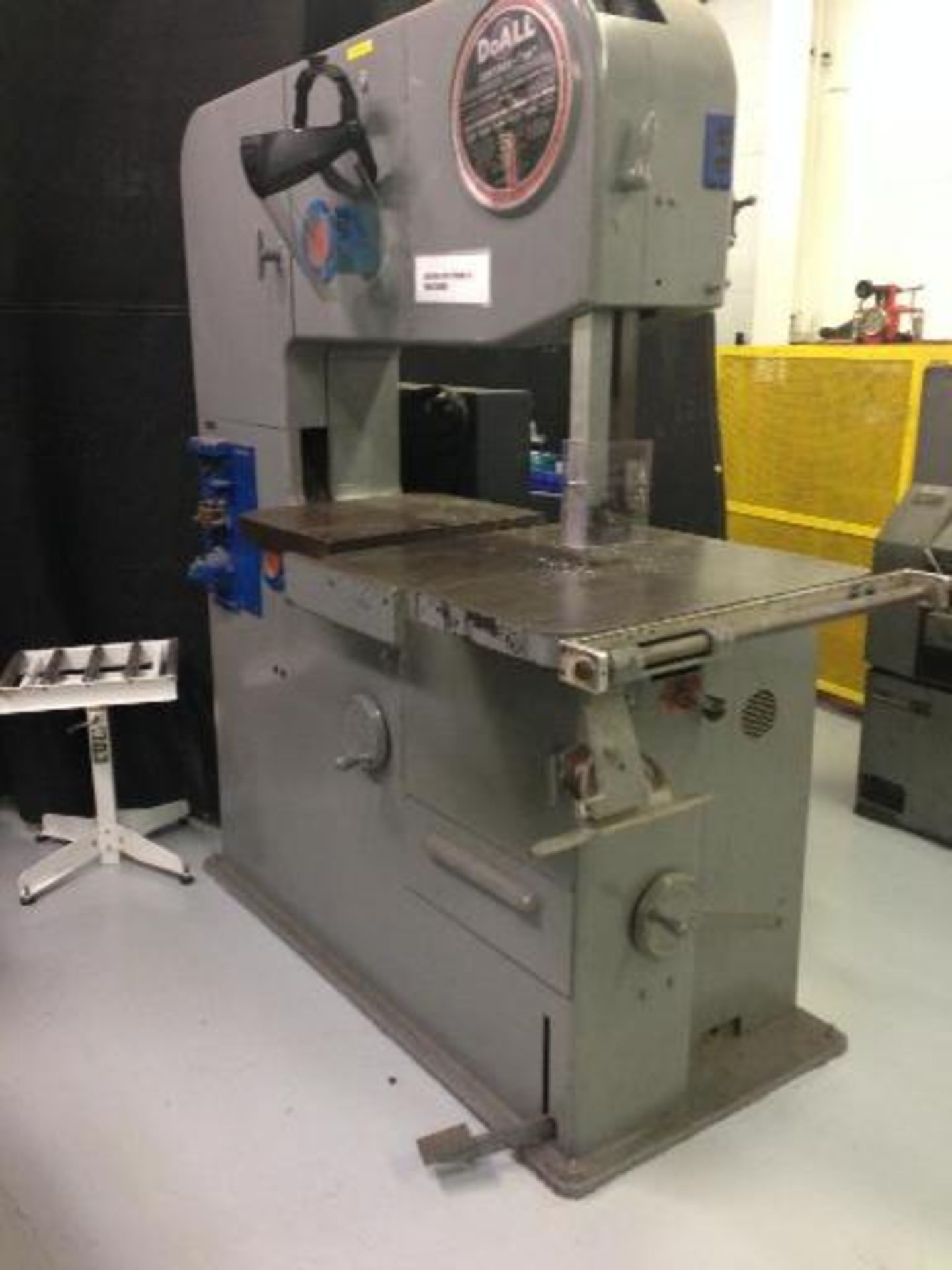 DoAll 36 inch vertical band saw. Located in Marion, Ohio Rigging Fee: $300