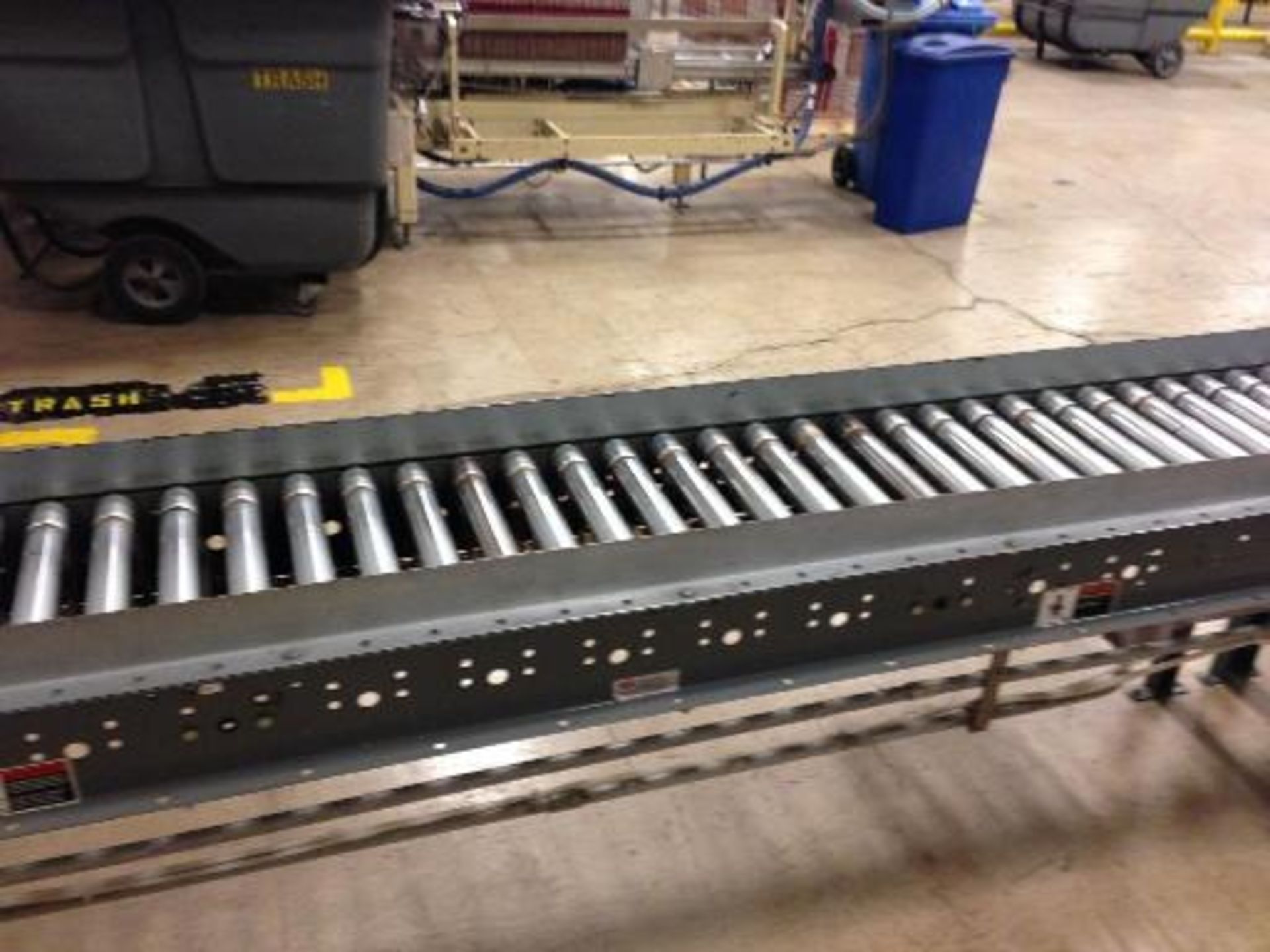 Hytrol power roller conveyor 40 feet straight. Located in Marion, Ohio Rigging Fee: $400 - Image 11 of 12