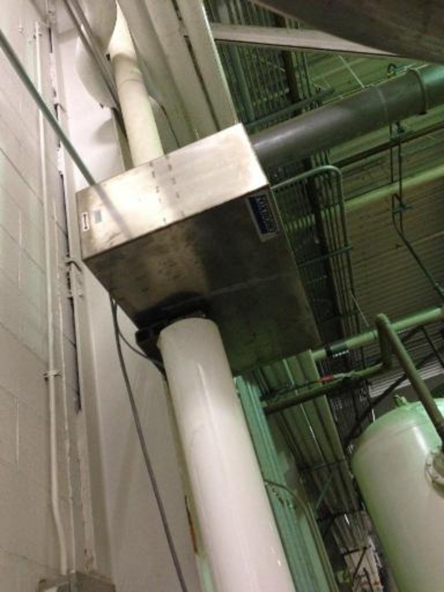 Oil flow meter on wall. Located in Marion, Ohio Rigging Fee: $150