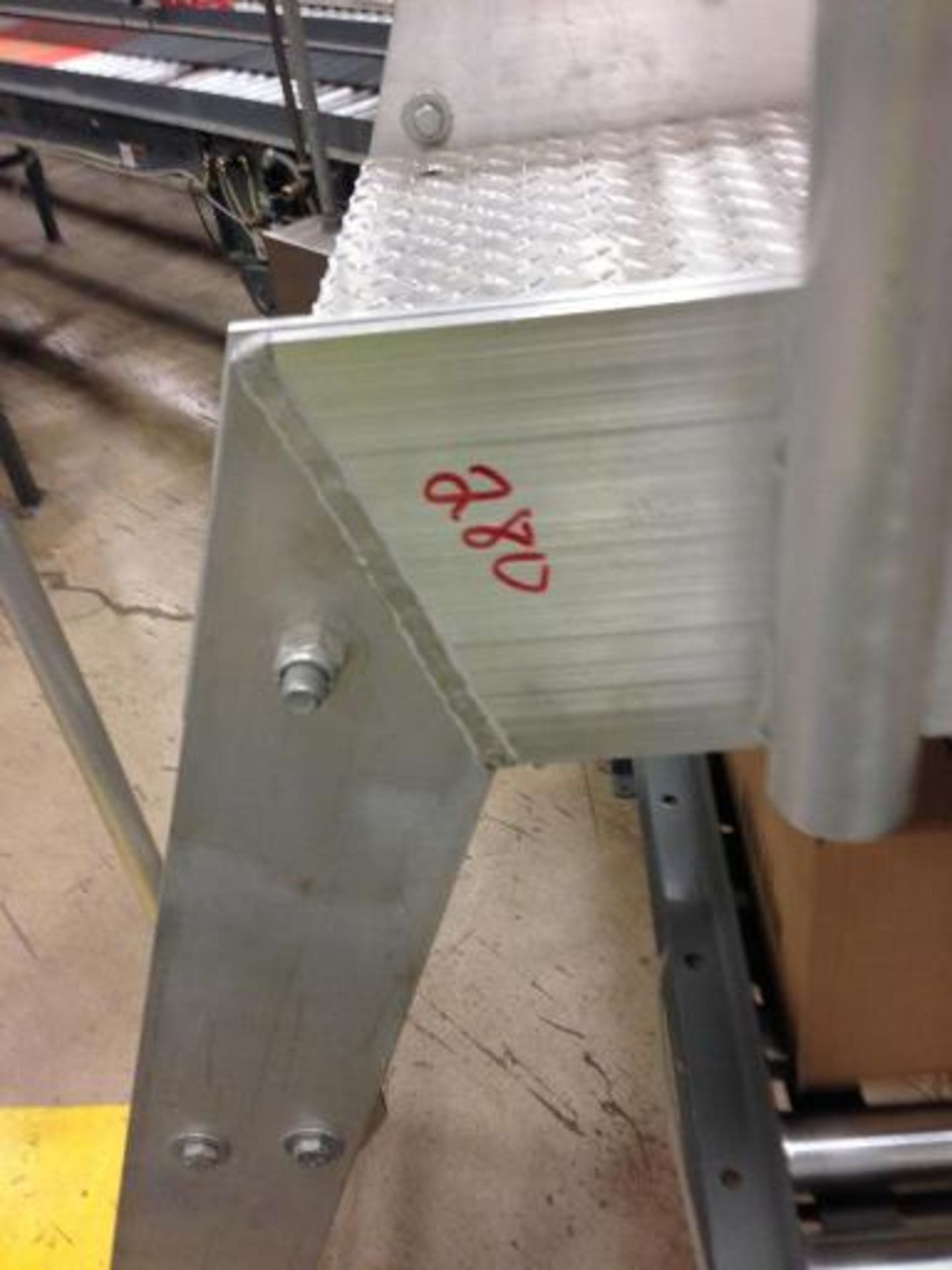 Aluminum conveyor crossover 6 step. Located in Marion, Ohio Rigging Fee: $100 - Image 2 of 2