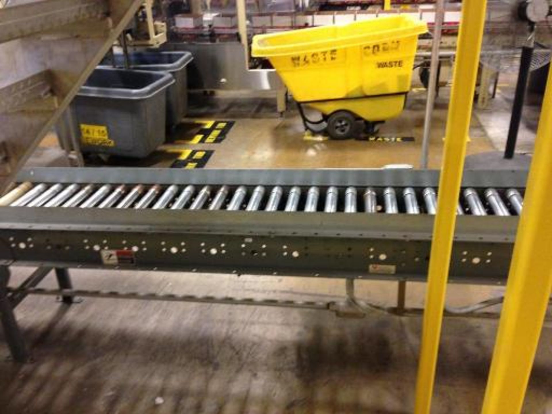 Hytrol power roller conveyor 40 feet straight. Located in Marion, Ohio Rigging Fee: $400 - Image 9 of 12