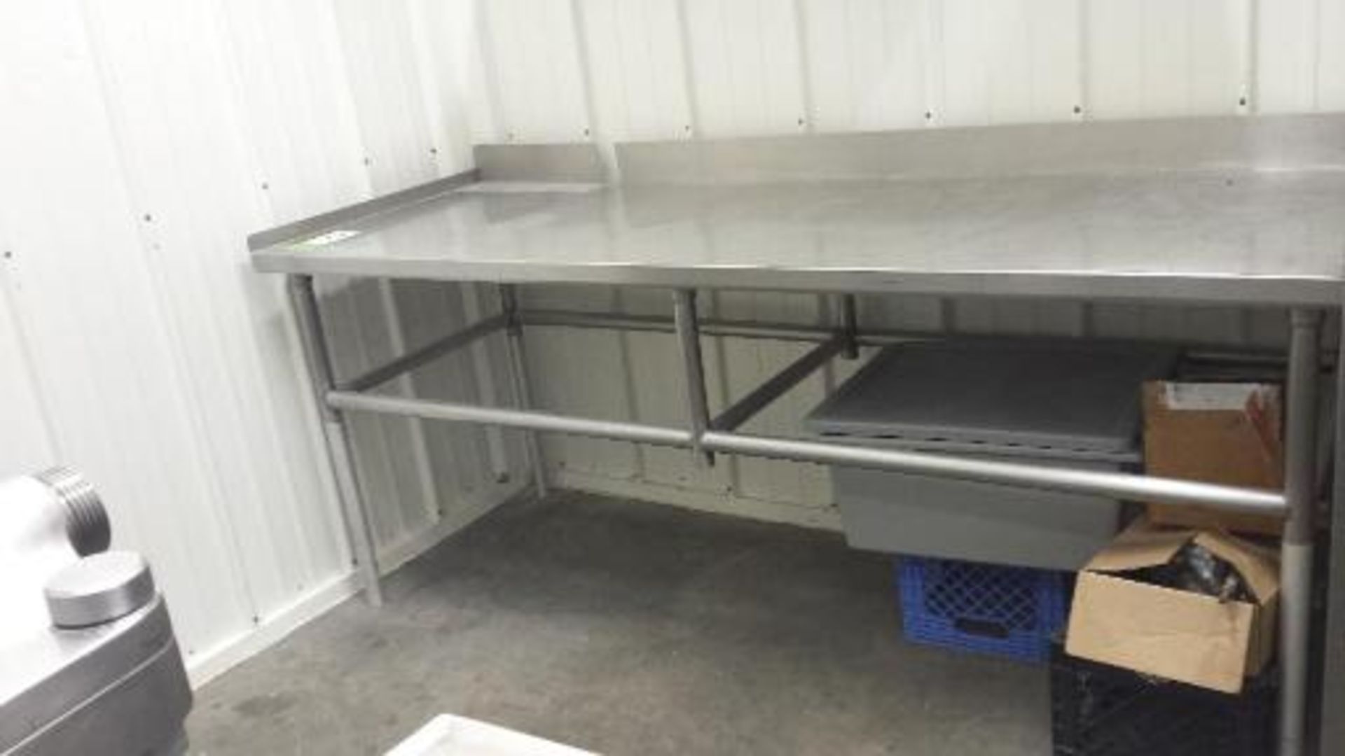 SS Table 30''W x 85''L x 35'' H w/ backsplash, Located in North Dakota (NOT OWNED BY - Image 2 of 2