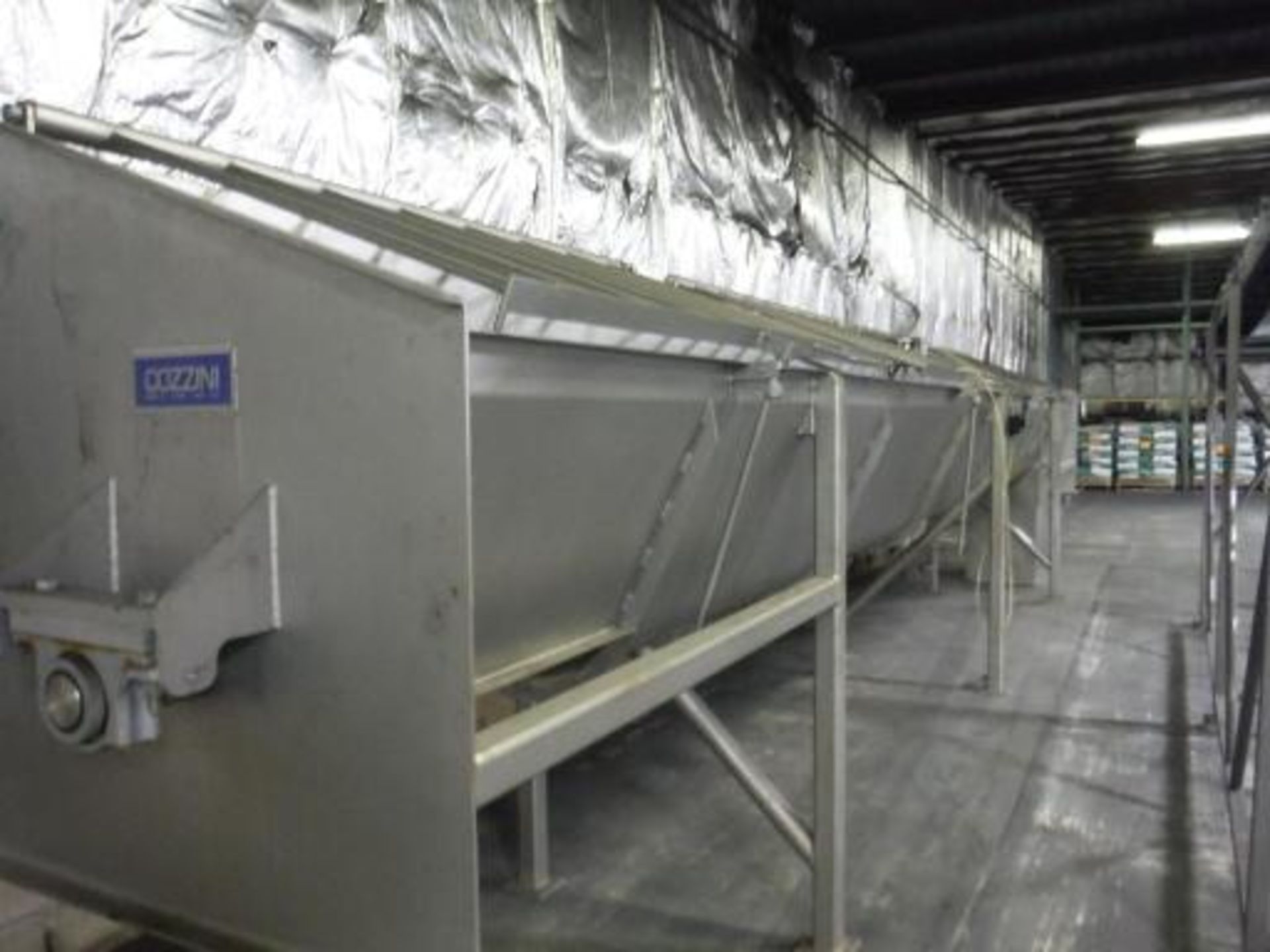 Cozzini Horizontal Screw Conveyor, Model CSC1825, SN P3147-08-2046006, Code WBM-0404, 42 ft long x - Image 4 of 7