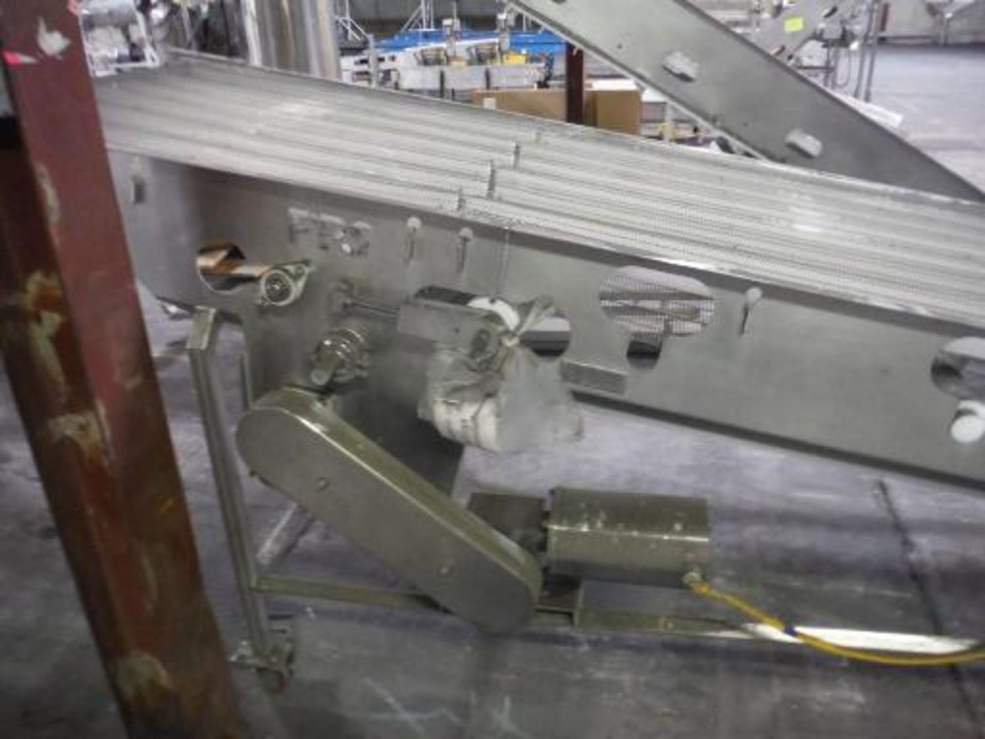 FPS SS wire belt incline conveyor, Model 4000, SN 1897.03, 164 in. long x 38 in. wide x 21 in. - Image 2 of 4