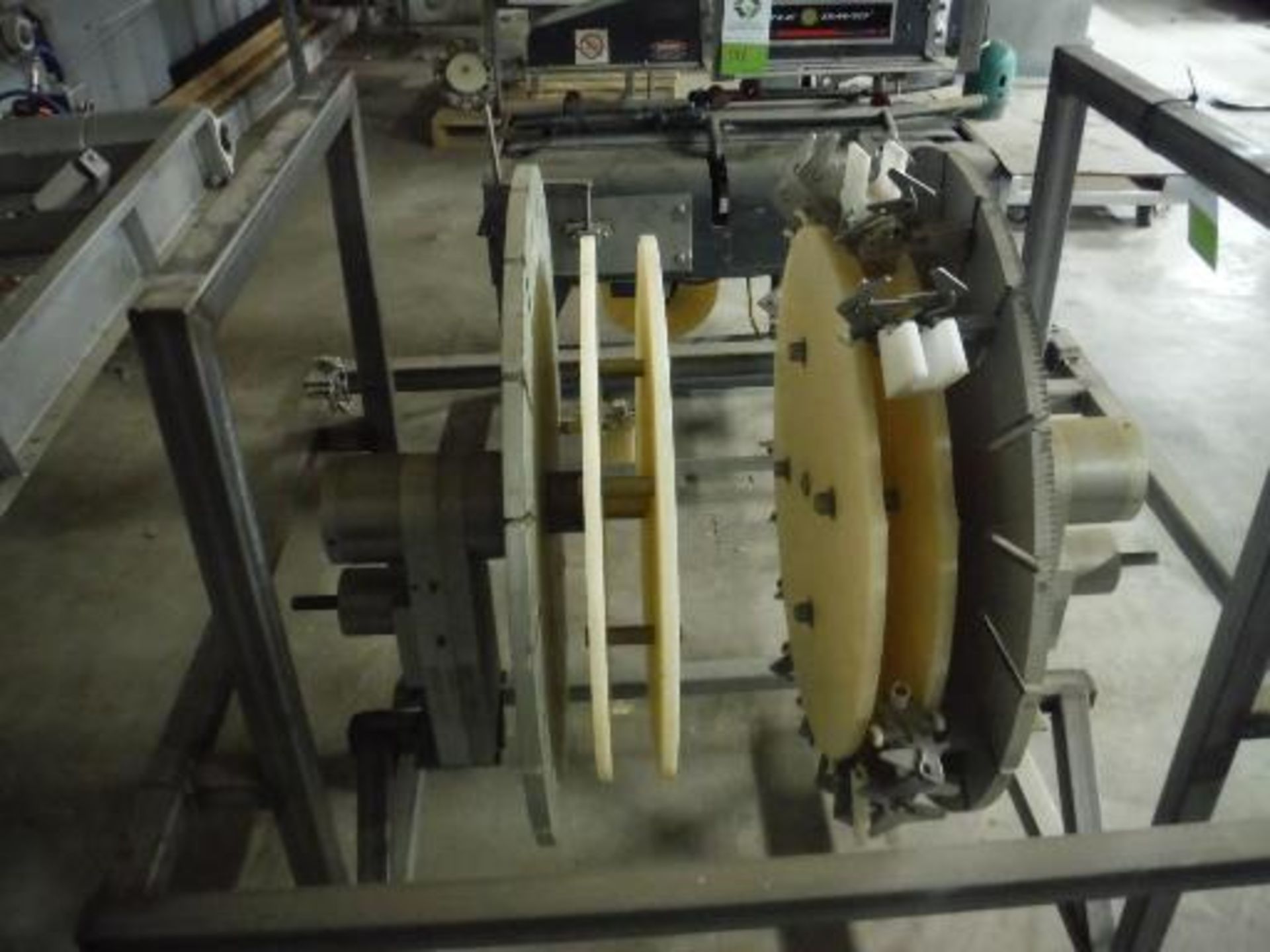 20 link double reel on cart, SS frame, casters This item is located in Kansas **__ A Rigging Fee - Image 2 of 2