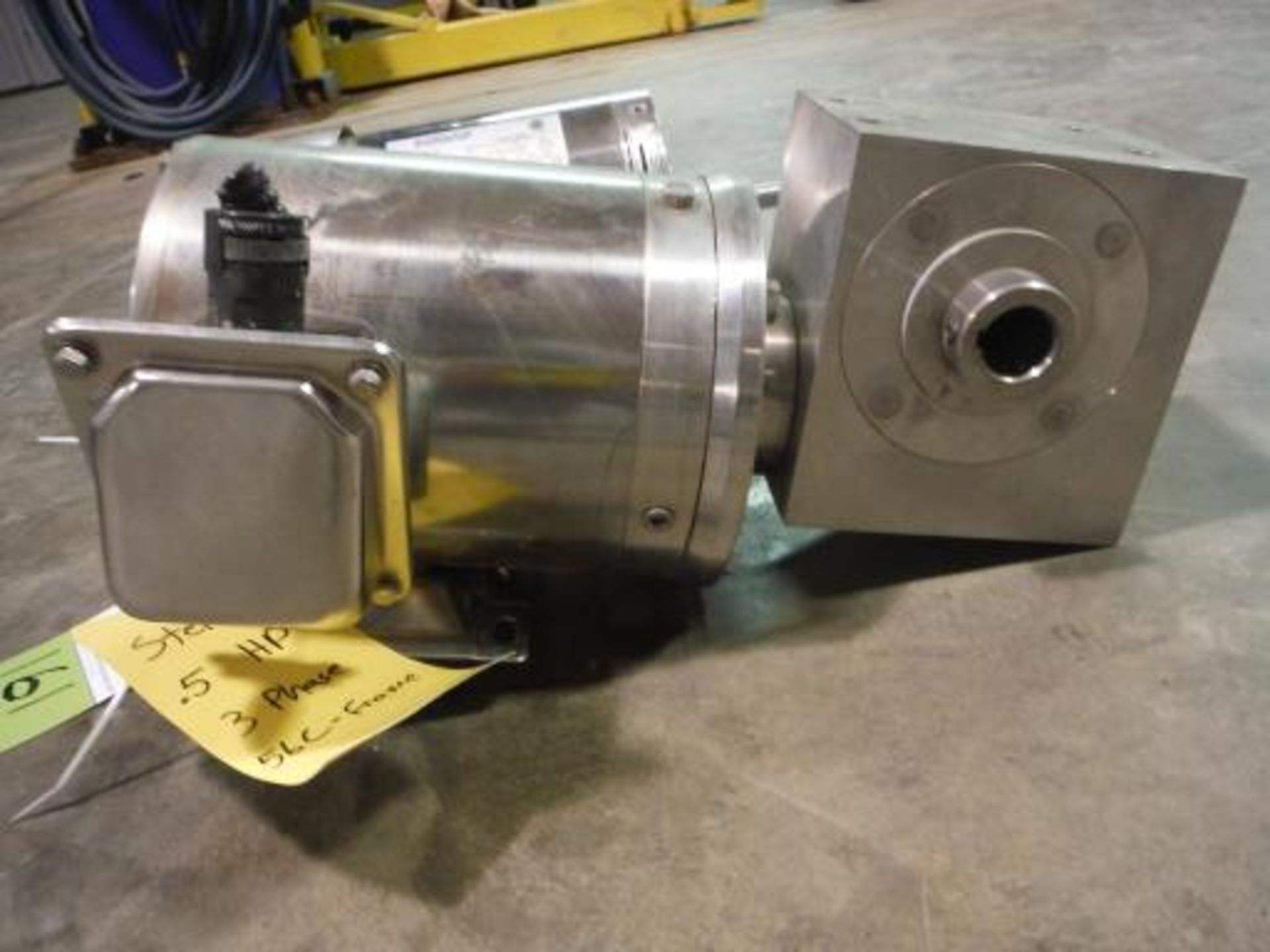 Sterling Electric 1 HP Motor, 3-Phase, Frame-56CZ (without gearbox), Sterling Electric 1/2 HP Motor, - Image 2 of 5