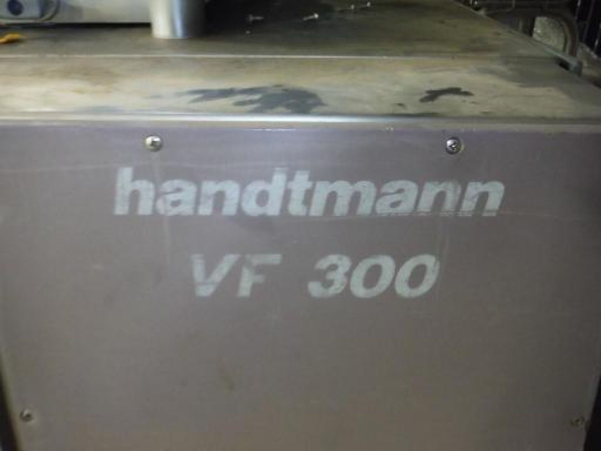 1999 HandTmann VF 300 vacuum stuffer with tote dumper, Model VF300, SN 3187, missing screw, Code - Image 6 of 7