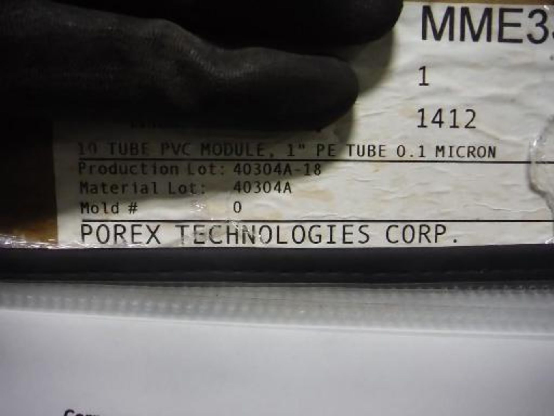 (17) boxes of Porex Technologies filters, 10 tube PVC module, 1 in. PE tube 0.1 micron (EACH) This - Image 2 of 3