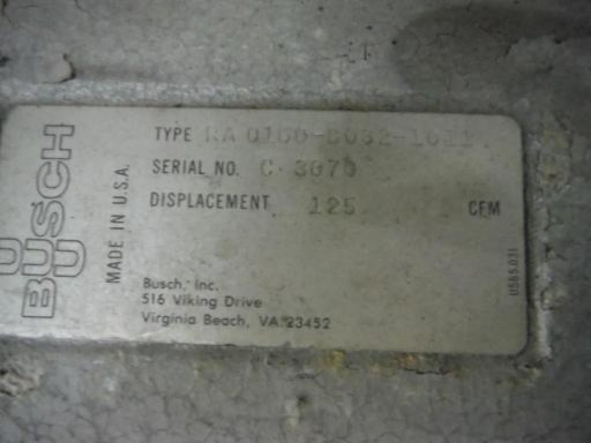 Dual chamber multivac, Type AG 800, SN 5249, Year 1989, busch vacuum pump This item is located in - Image 4 of 5