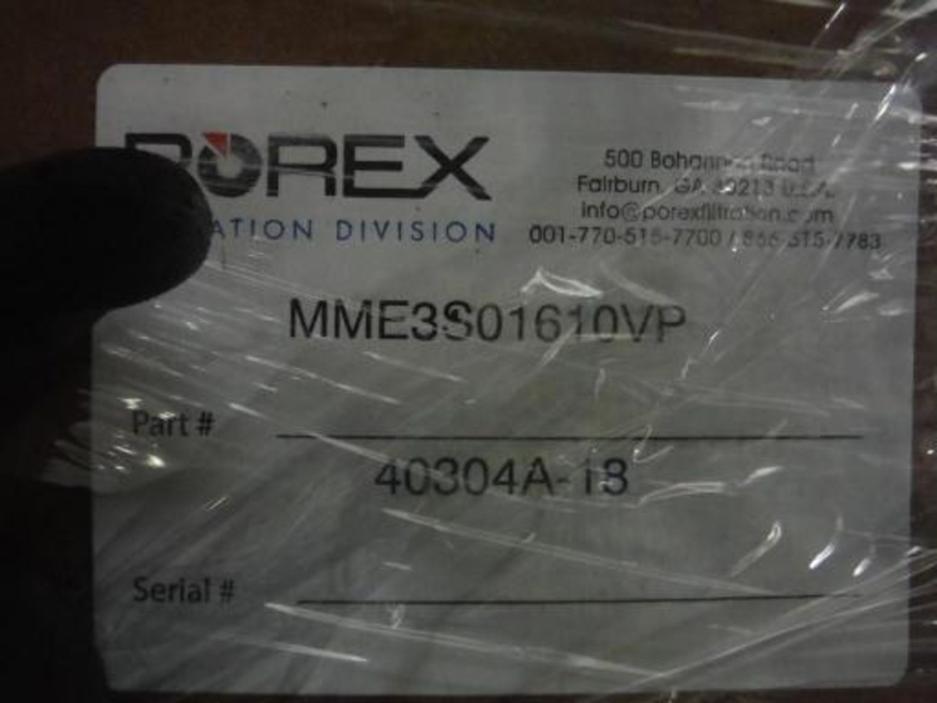 (17) boxes of Porex Technologies filters, 10 tube PVC module, 1 in. PE tube 0.1 micron (EACH) This - Image 3 of 3