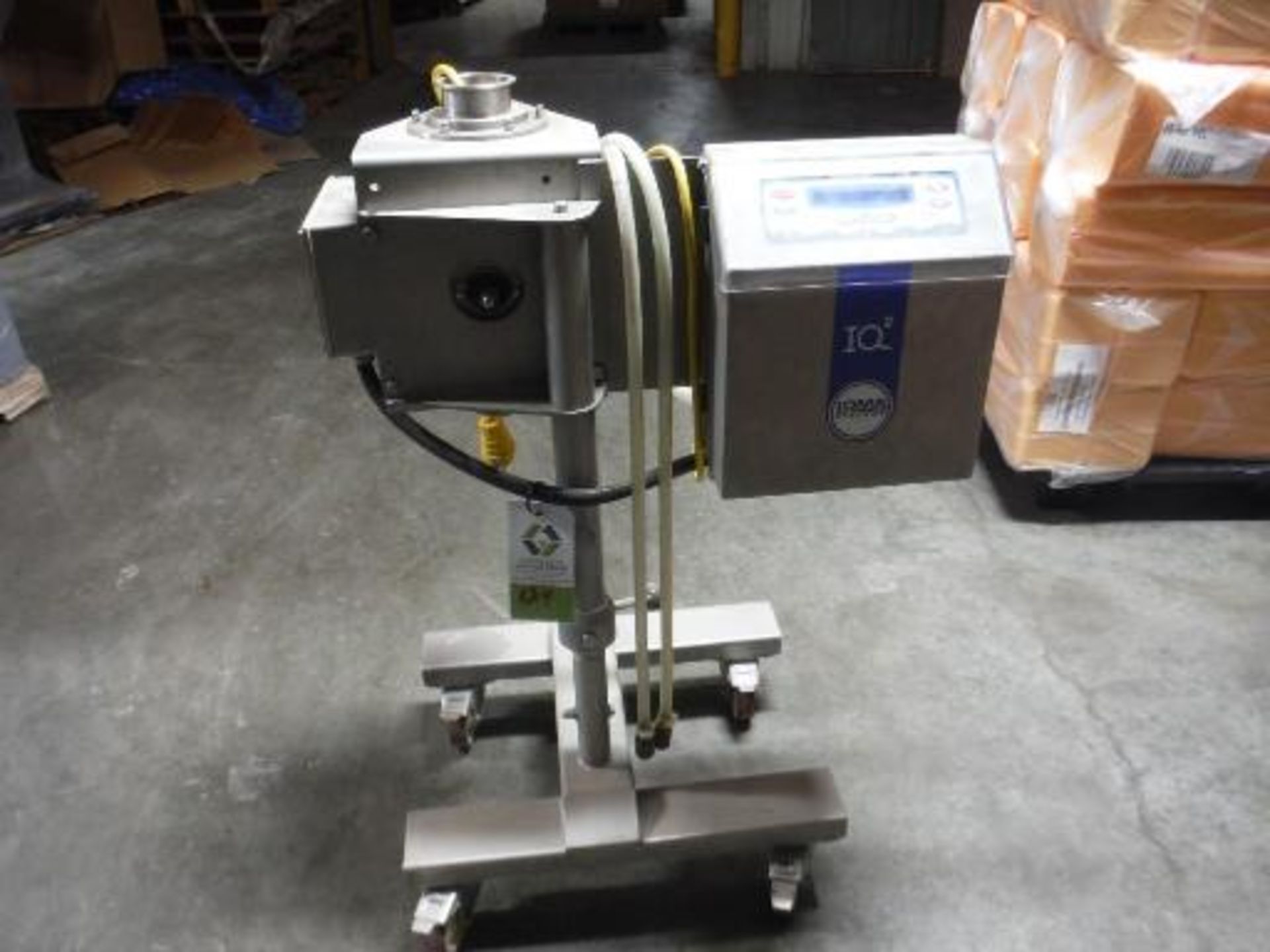 Loma IQ2 tube metal detector, 3 in. clamp fittings, on wheels This item is located in Kansas **__