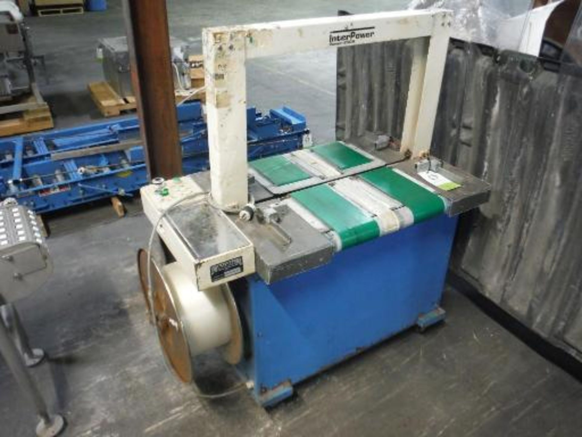 Interpower Power-250A Banding machine, Model PSN 250A, SN 3478, mild steel frame This item is