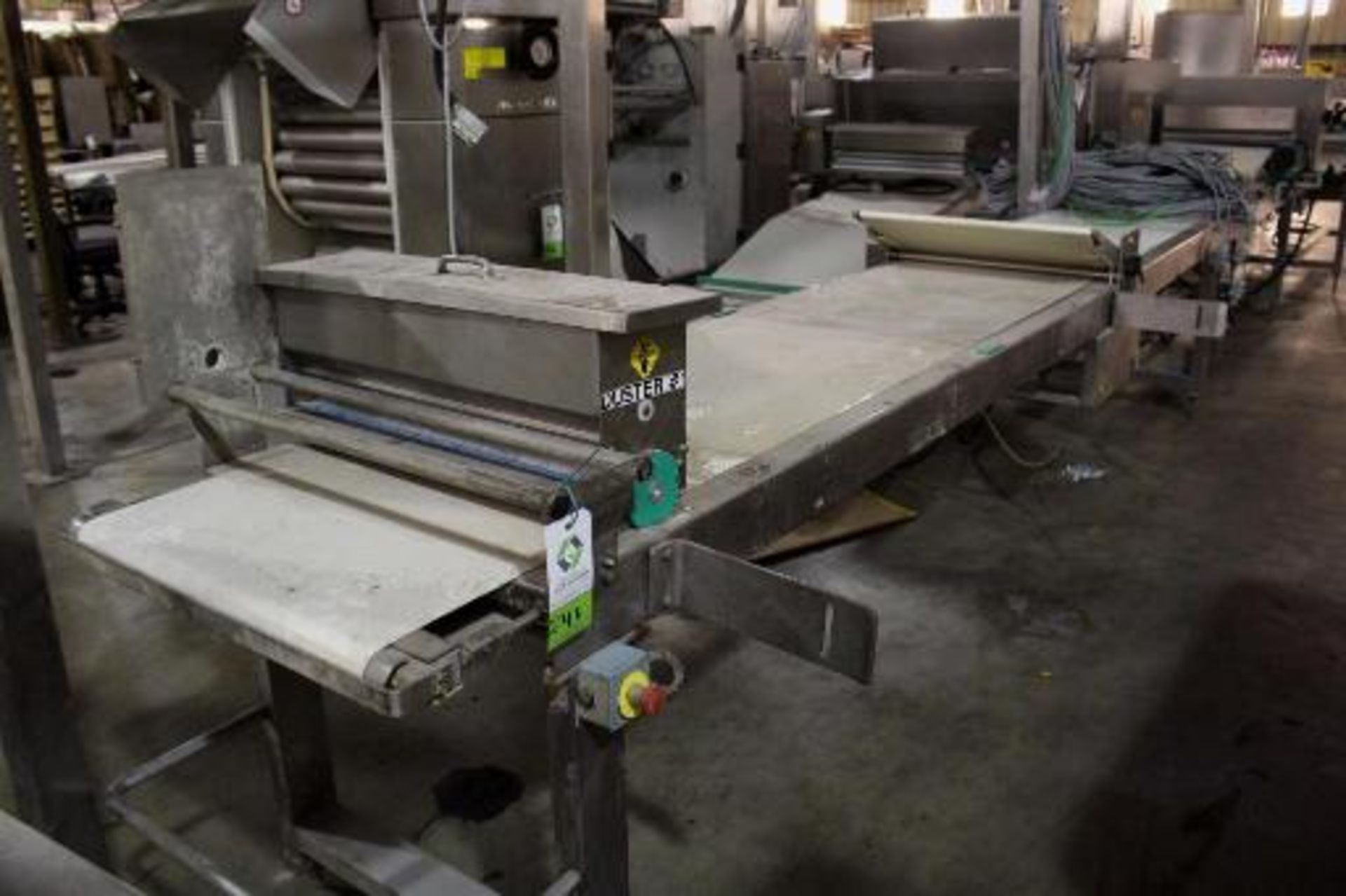 Subject to the bulk bid - Canol Process Table 2' x 25' With Dough Duster, Roller, Twin Dough Plows - Image 12 of 12