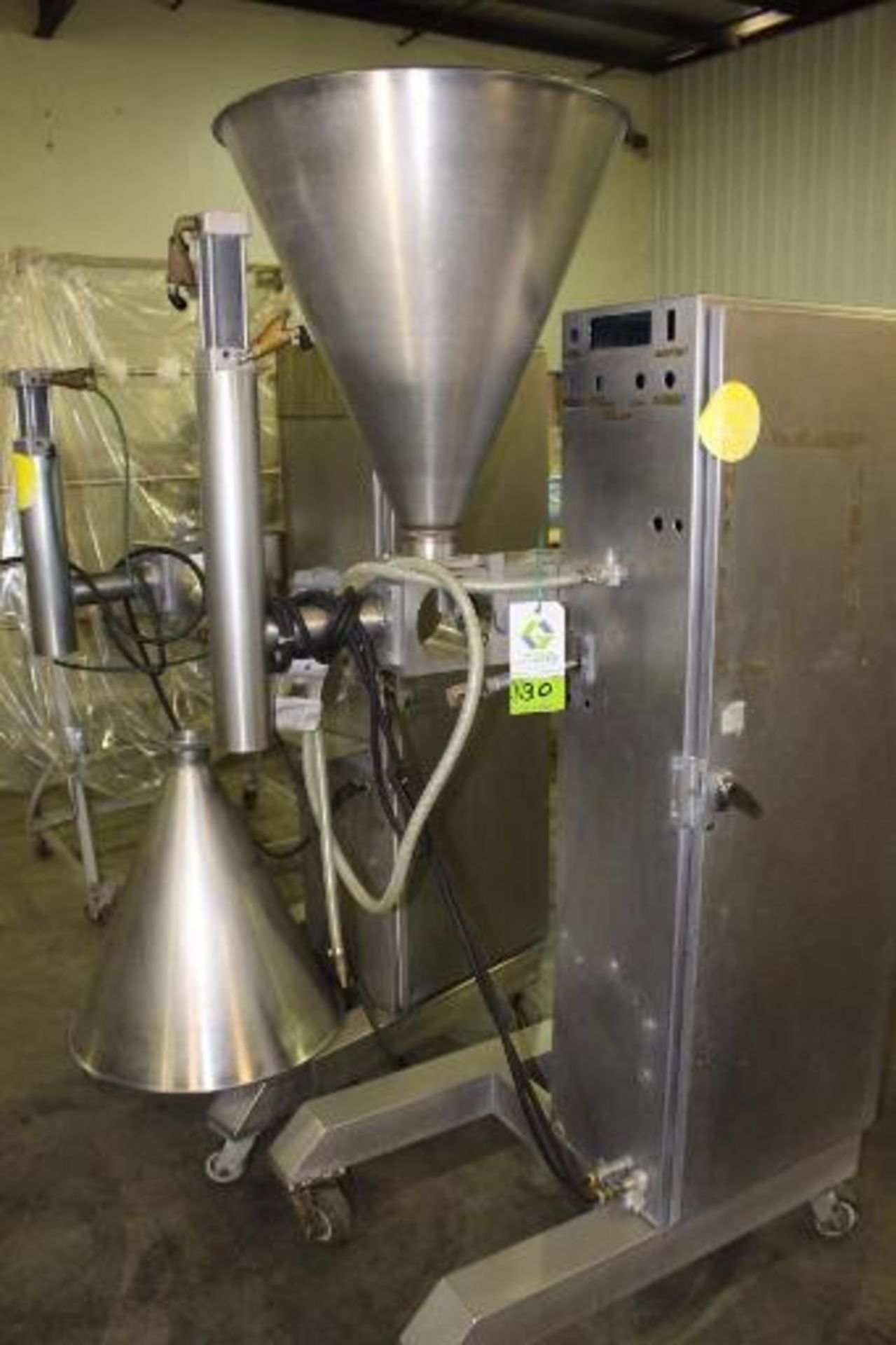 Piston Filler Stainless Steel Construction Cohen Hopper Fed Stainless Cohen Hopper This Unit is