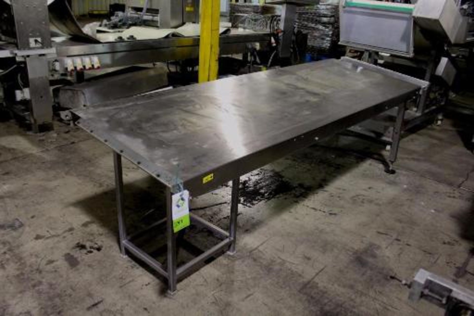 Subject to the bulk bid - Canol Dough Folding Table All Stainless Manufacture Date 2005. Located