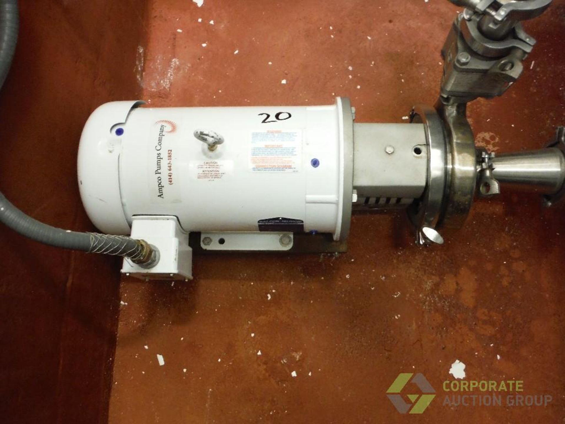 7.5 HP Baldor motor w/ Pump / Rigging Fee: $40