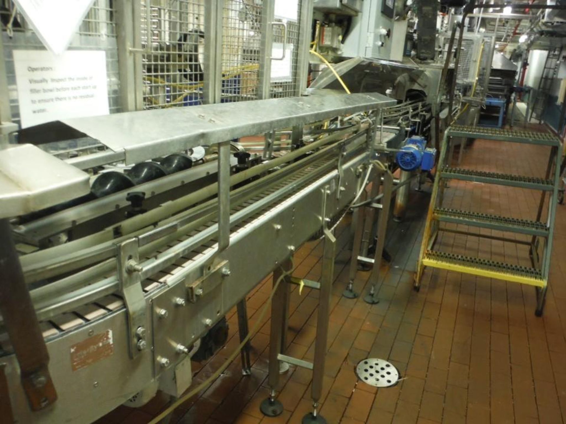 Arrowhead Conveyor Company, S.S. Table Top Power Conveyor, 13ft l x 4 1/2in w x 41in tall  Rigging - Image 2 of 2