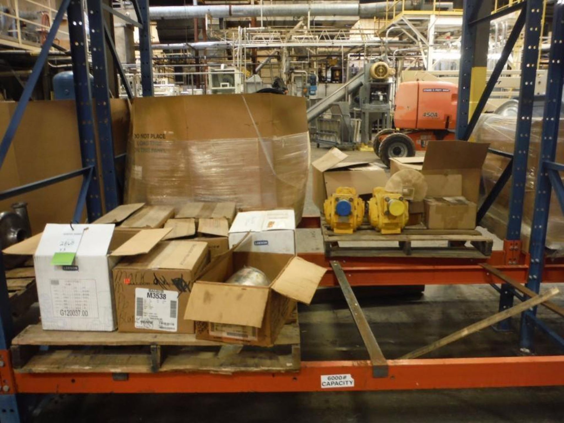 (1) Pallet of New Motors, (1) Pallet of Miscellaneous air duct hose, (1) Pallet of misc. pumps and