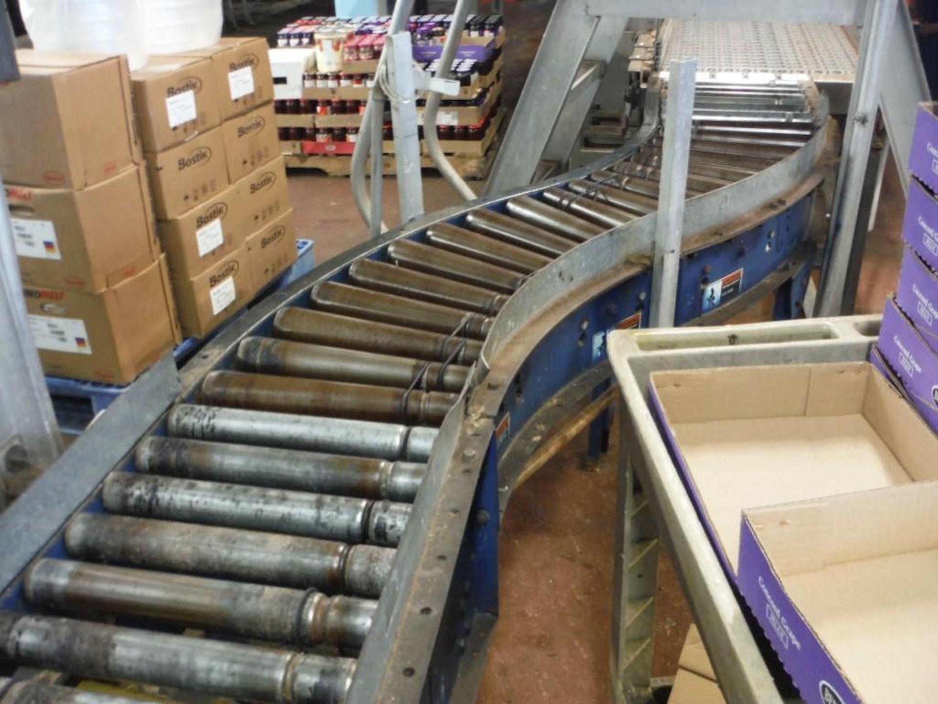 Power Roller Conveyor, 9ft x 14in x 32in tall  Rigging Fee: $100