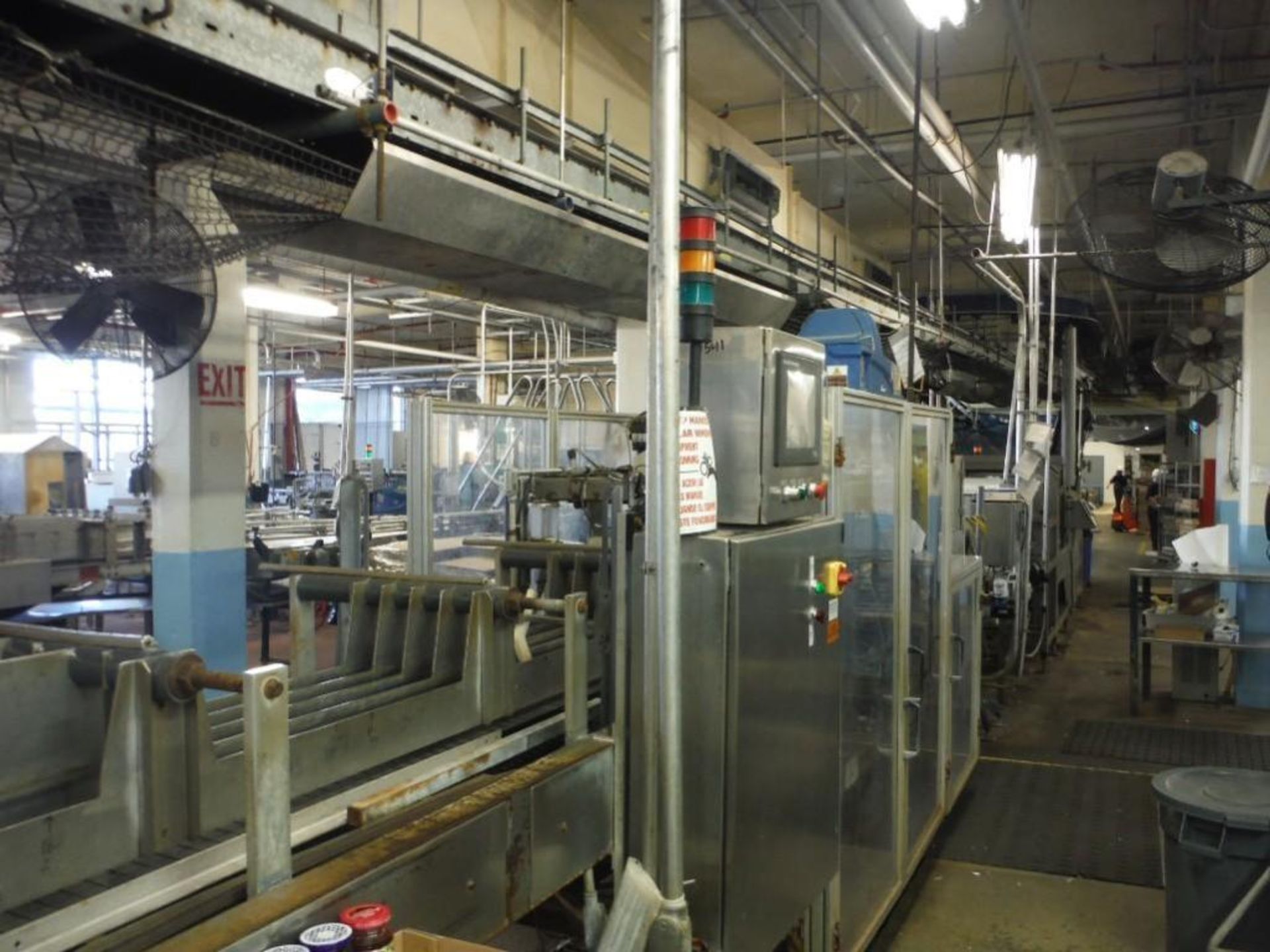 Staban Case Erector w/ Norson Hot Gluer, Model: 104, S/N: 007, w/ S.S. Control panel w/ quick panel