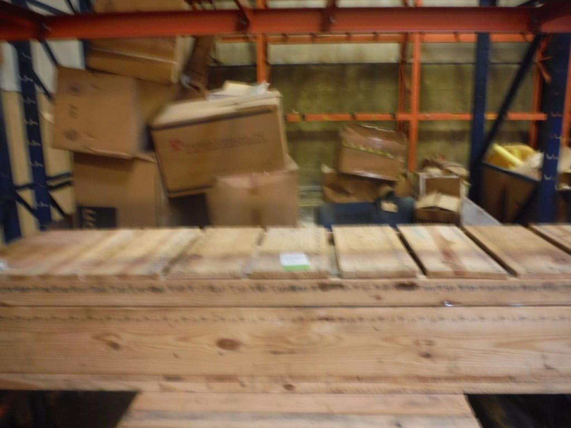 (3) Pallets of misc. parts and buckets for bucket elevators (LOT)  Rigging Fee: $30