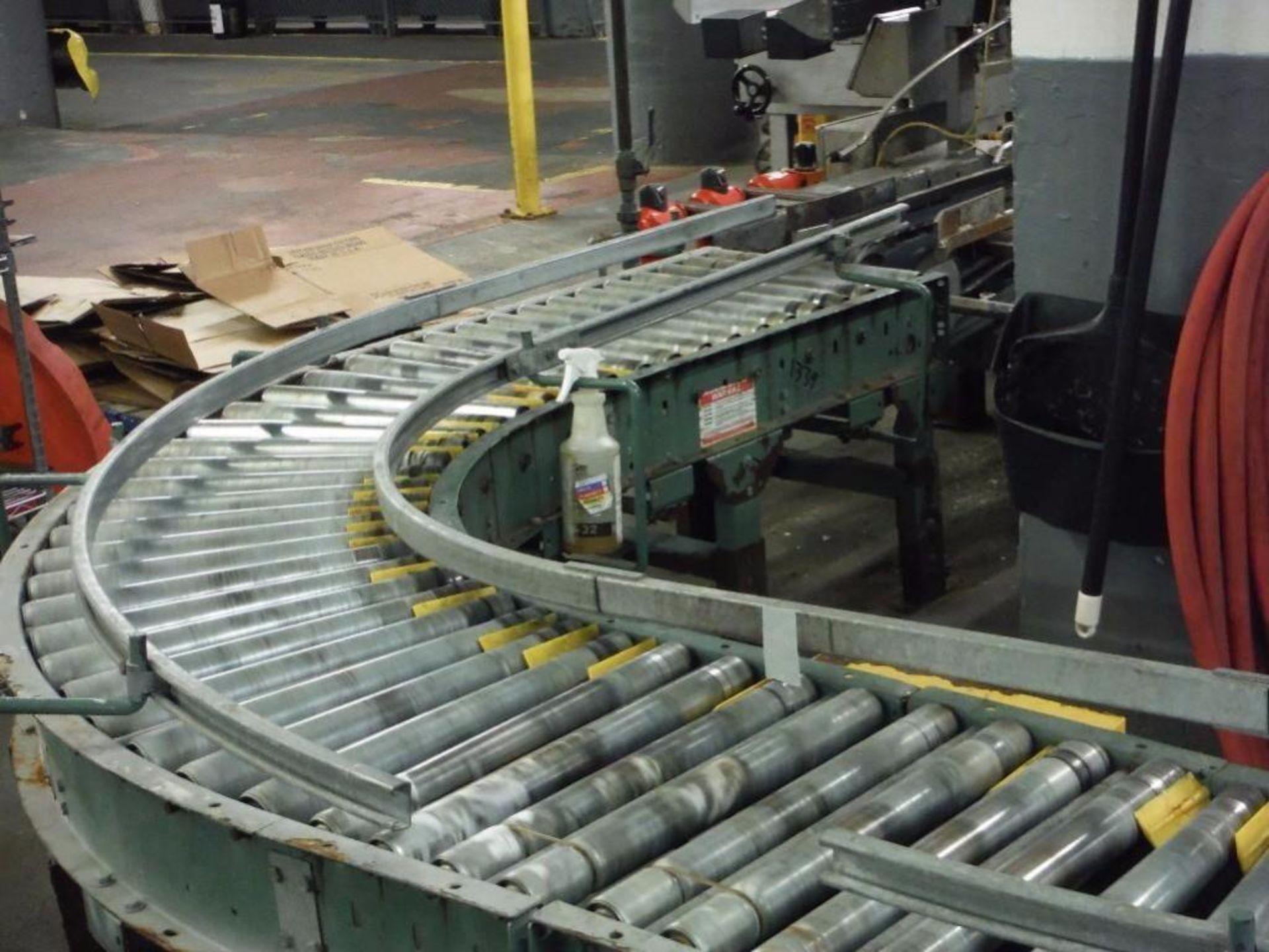 Hytrol Power Roller Conveyor, 30ft x 19in x 26in tall  Rigging Fee: $300 - Image 2 of 3