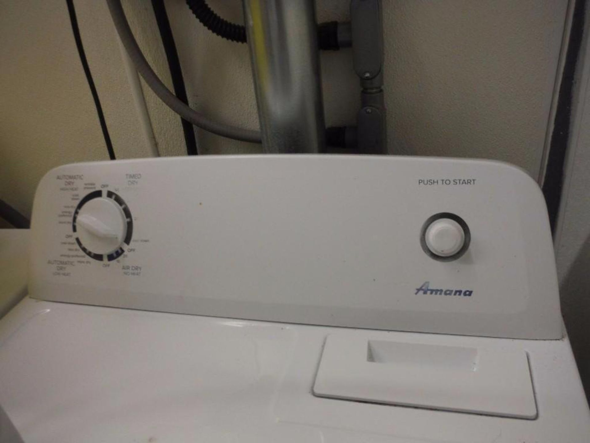 Amana Electric Clothes Dryer  Rigging Fee: $10 - Image 2 of 2