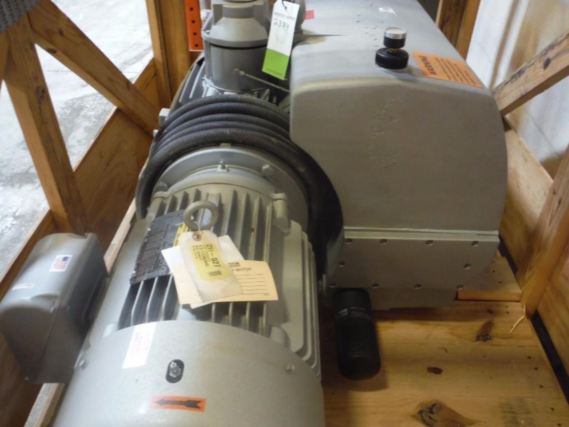 Busch Vacuum Pump, 15/11HP Motor  Rigging Fee: $20 - Image 3 of 4