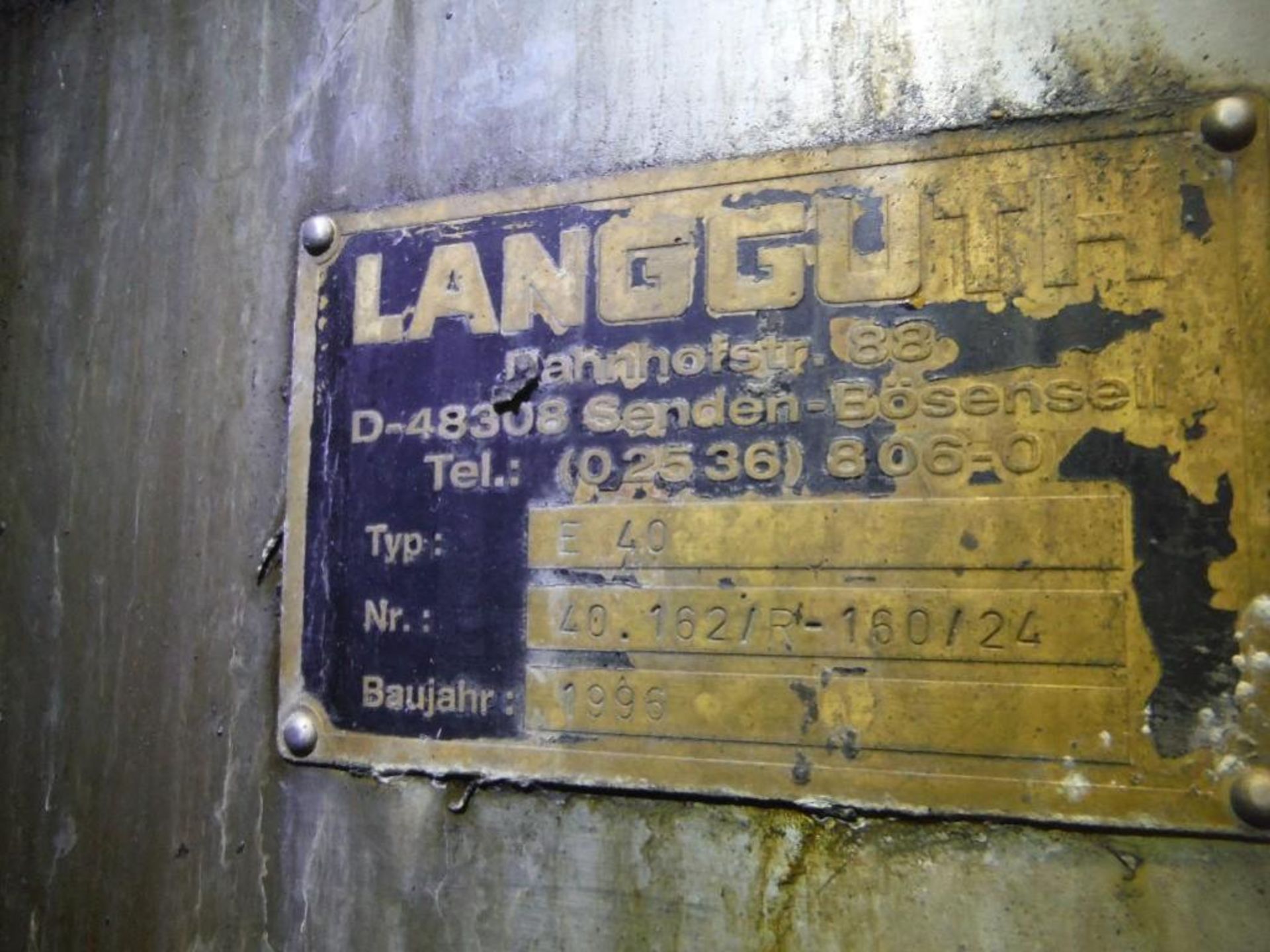 Langguth Labeler w/ Nordson Hot Gluer, Model: 5736/1996, S/N: E40 96162  Rigging Fee: $500 - Image 8 of 8