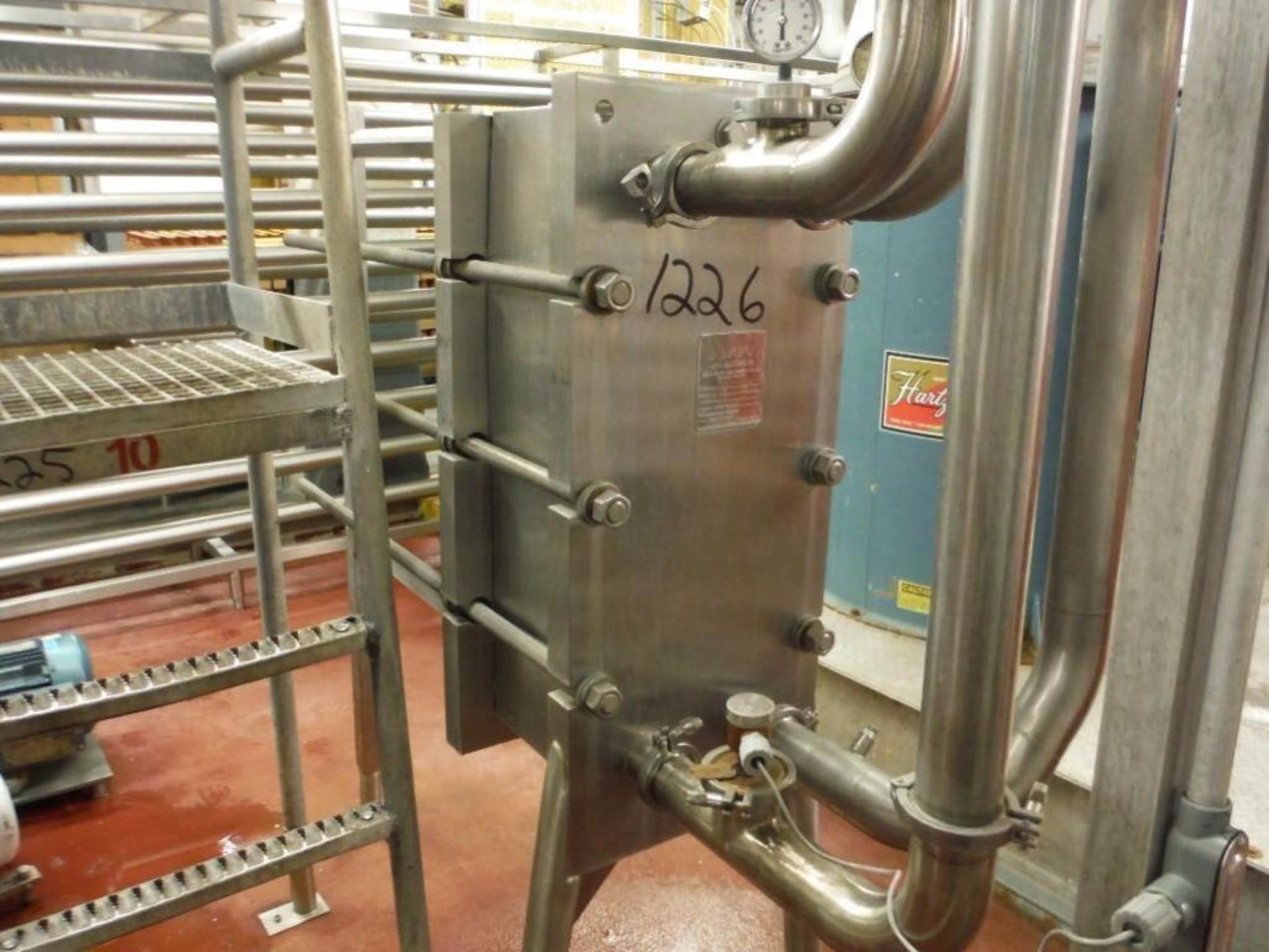 S.S. APV Plate Heat Exchanger, 16in x 16in x 35in, Type: SR25SL, S/N: 420251  Rigging Fee: $1500 - Image 2 of 3