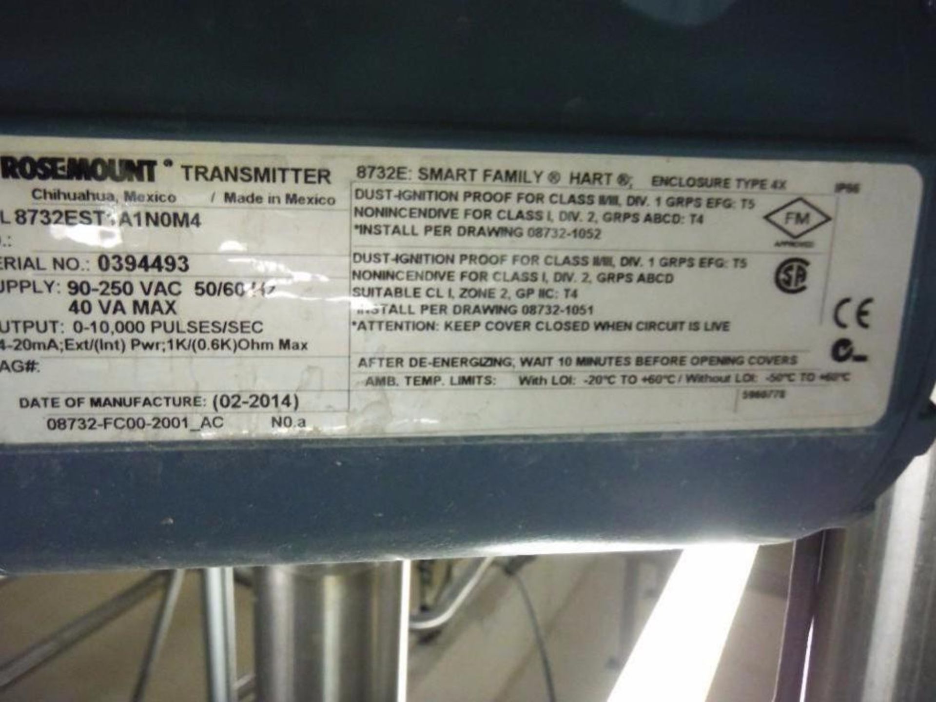 S.S. Transfer Station and valves, w/ Rosemount Flow-meter  Rigging Fee: $150 - Image 3 of 4