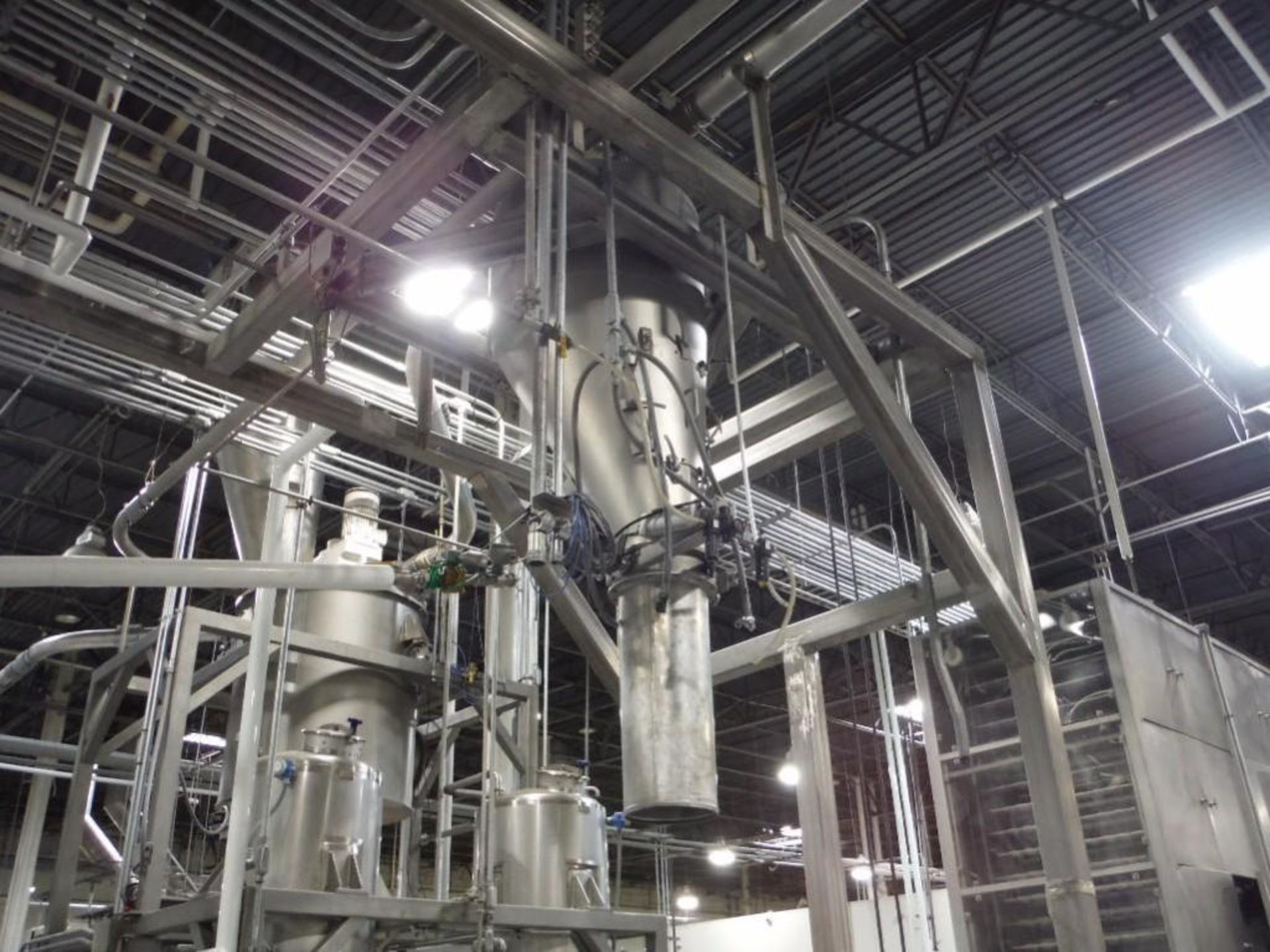 Flour mixer and scale control panel, rice lake weigh control, with SS flour hopper / Rigging Fee: $4 - Image 2 of 3