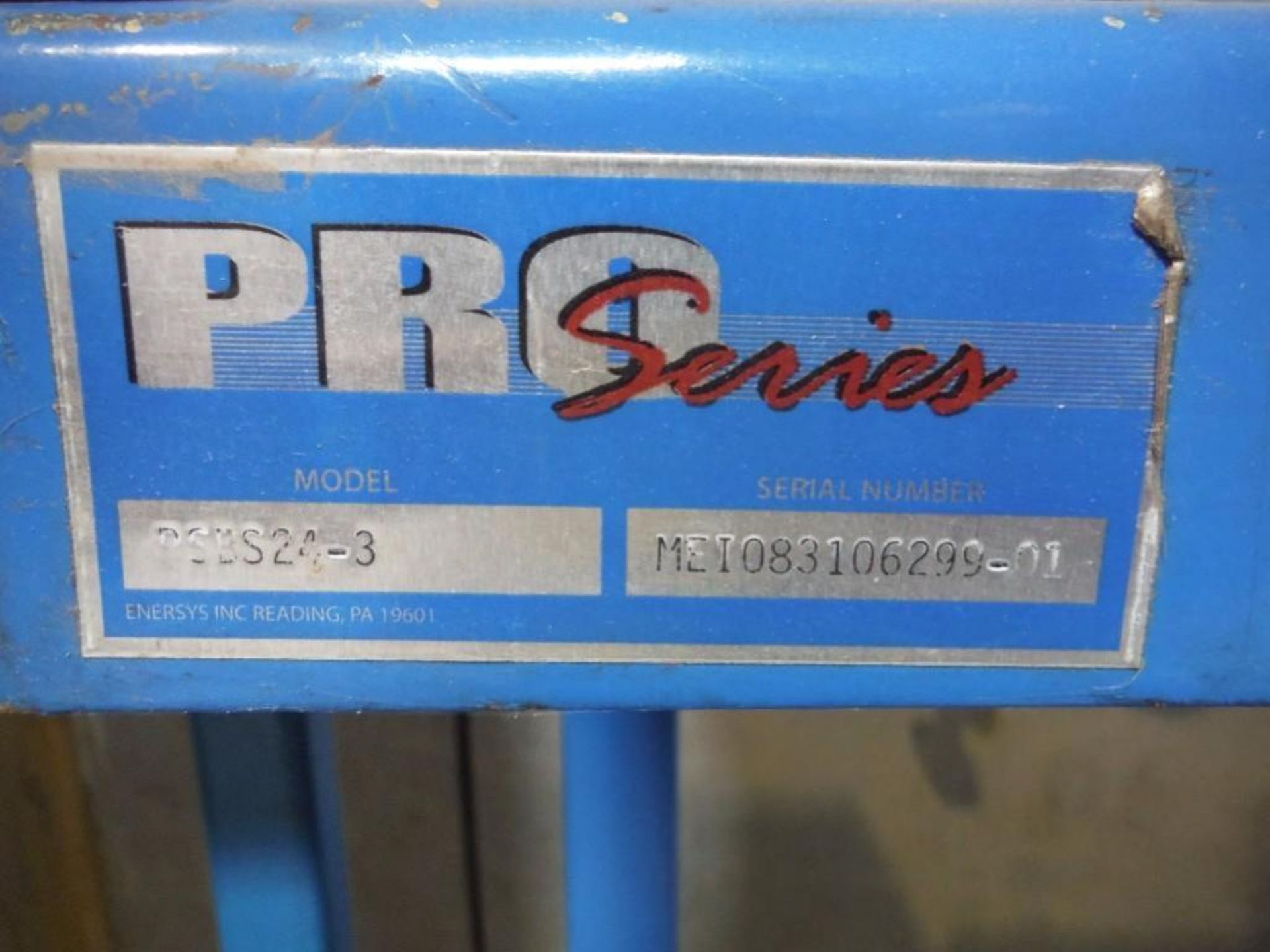 Pro series 3 spot forklift battery station, 74 in. long x 40 in. deep / Rigging Fee: $50 - Image 2 of 2