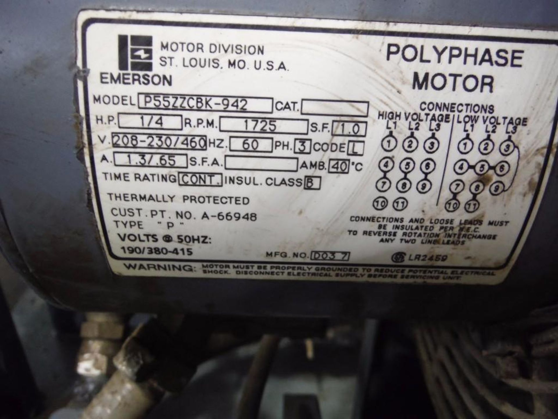 Polypac Systems Center hydrualic power pack with heat exchanger, 40 hp drive / Rigging Fee: $250 - Image 5 of 7