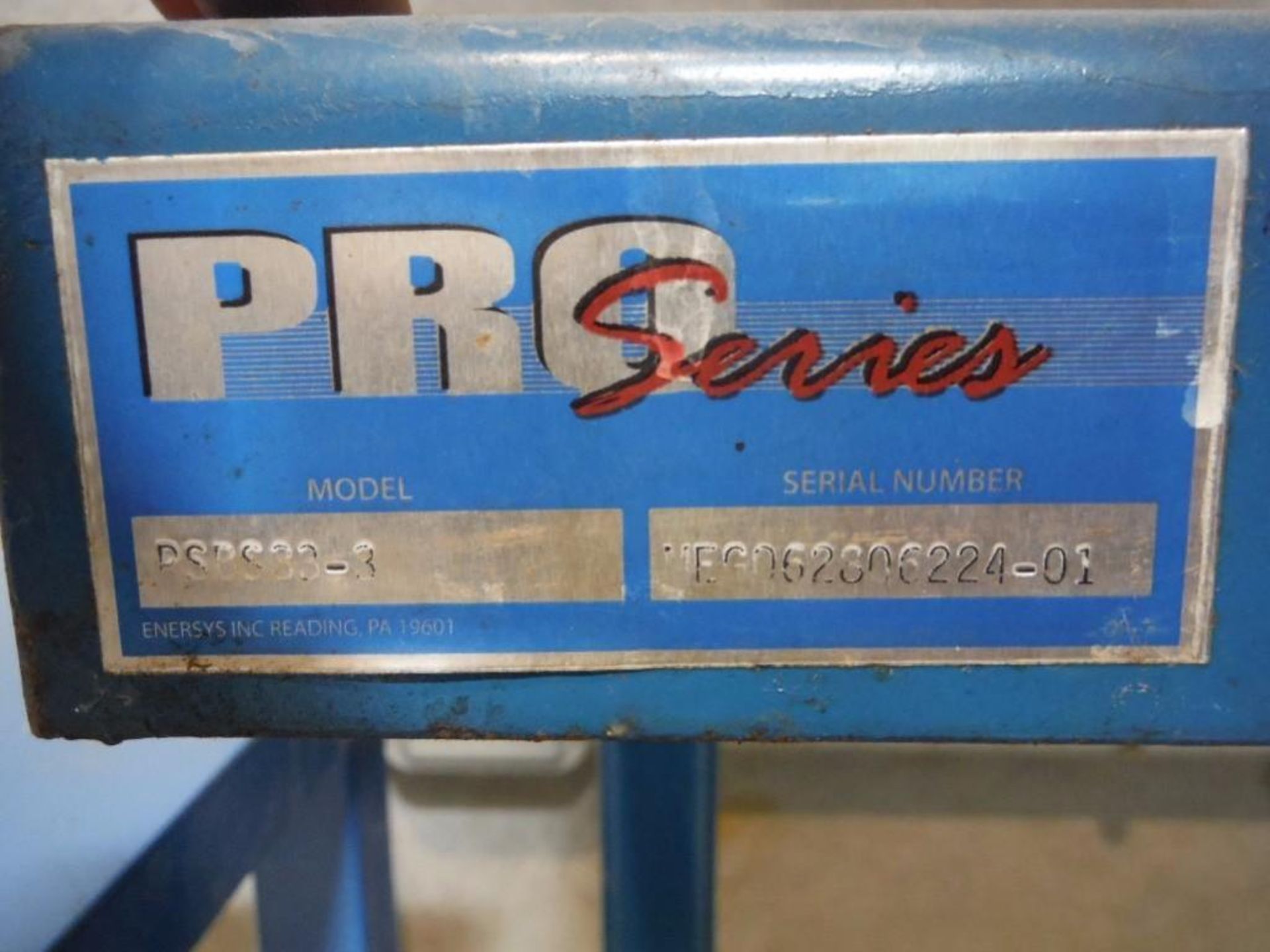 Pro series 3 spot forklift battery station, 104 in. long x 40 in. deep / Rigging Fee: $50 - Image 2 of 2