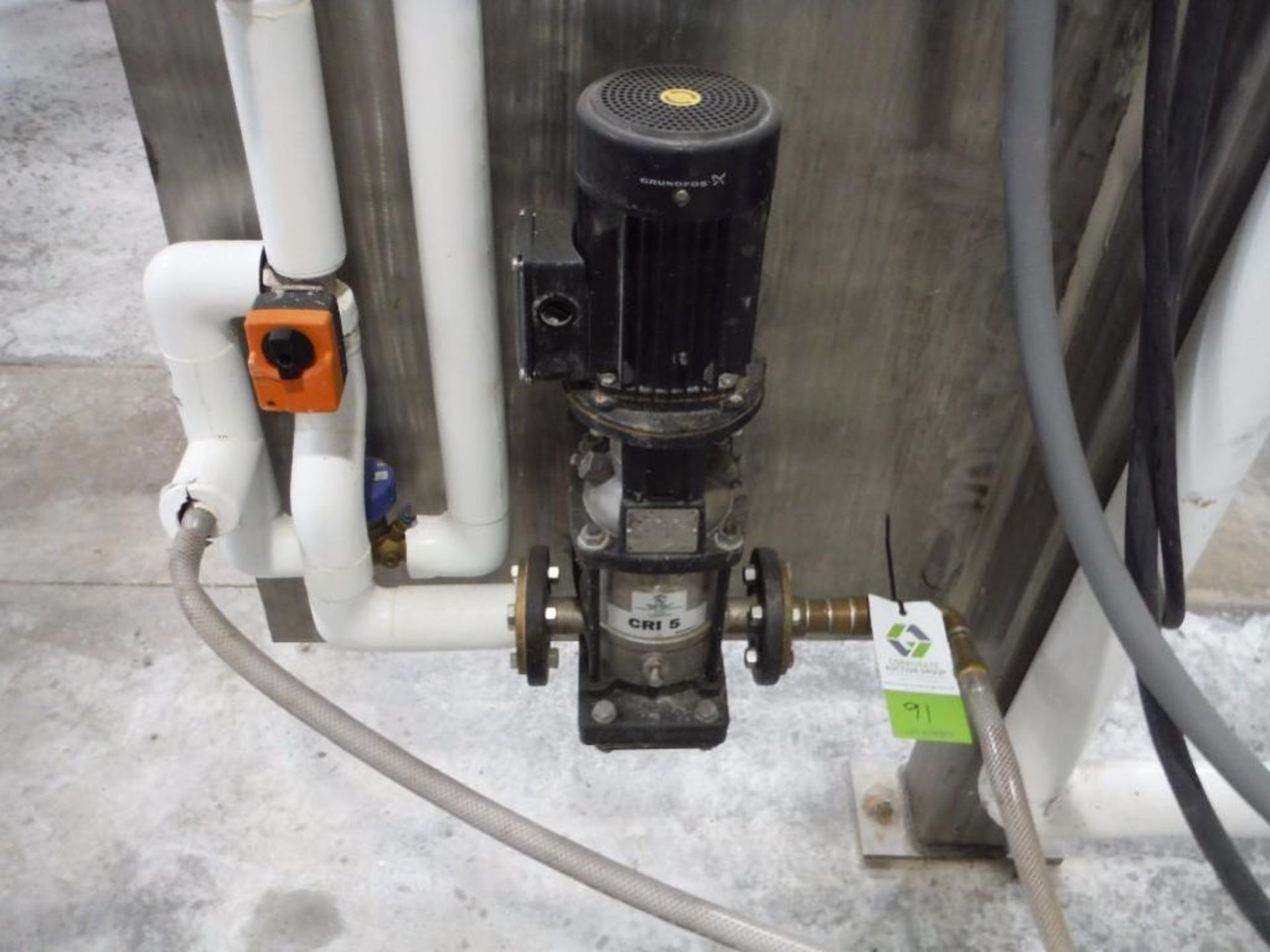 Grundfos centrifugal pump, 1.5 hp drive / Rigging Fee: $50