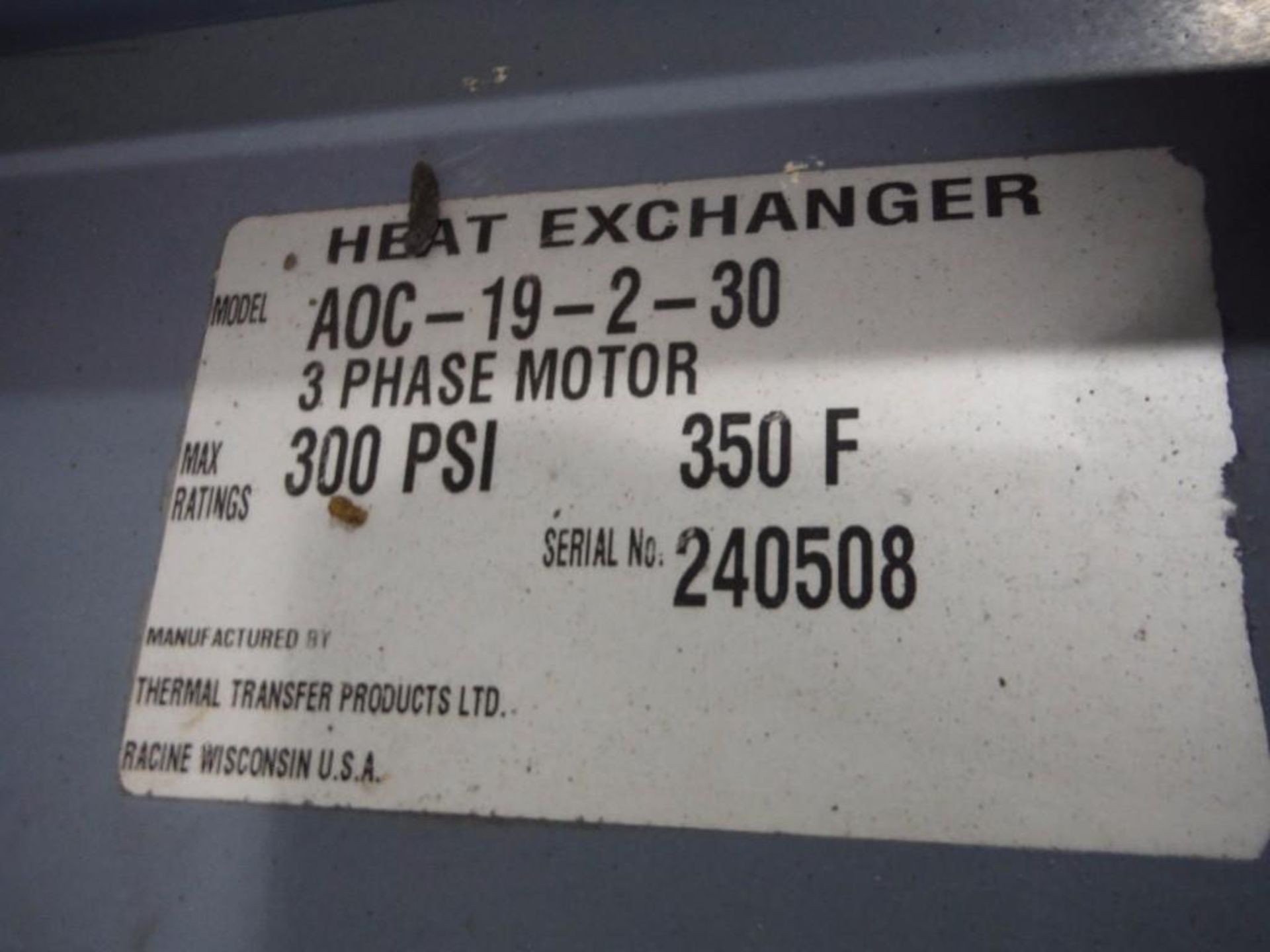 Polypac Systems Center hydrualic power pack with heat exchanger, 40 hp drive / Rigging Fee: $250 - Image 4 of 7