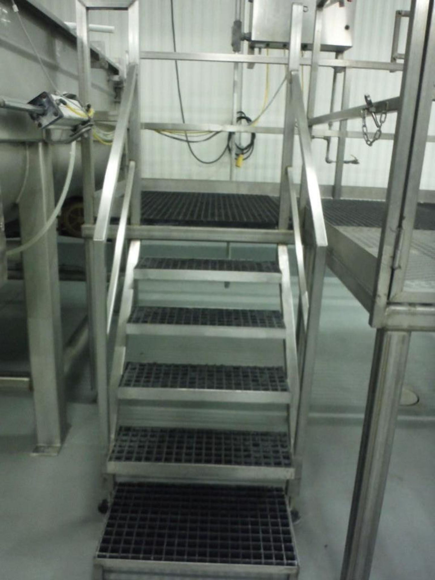 SS platform, 11 ft. long x 9 ft. wide x 45 in. tall, including steps - Image 4 of 4