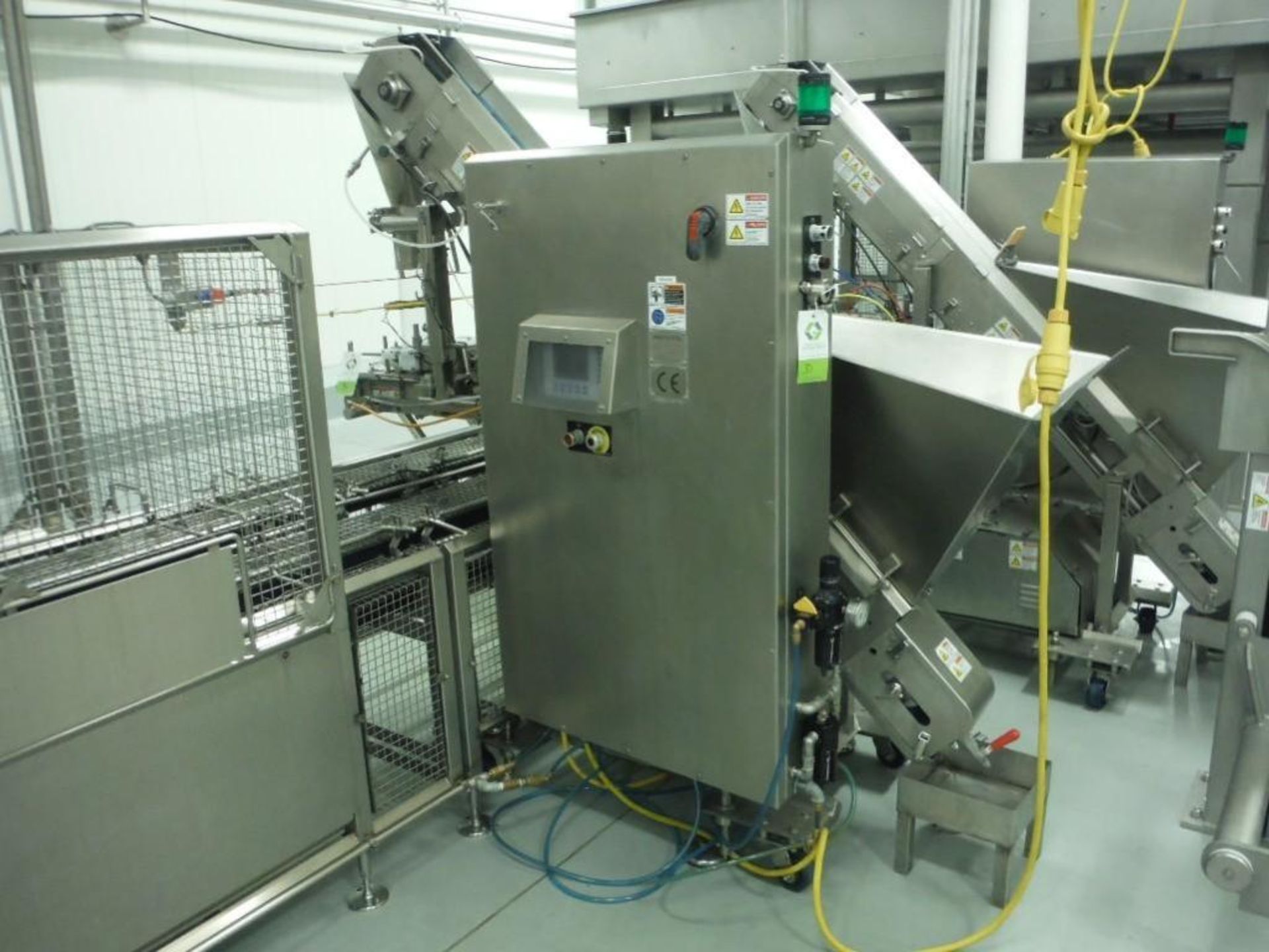 2011 Multi-fill SS filler with elevator, Model MPFSC-120-01, SN 590, 53 in. infeed x 93 in. discharg