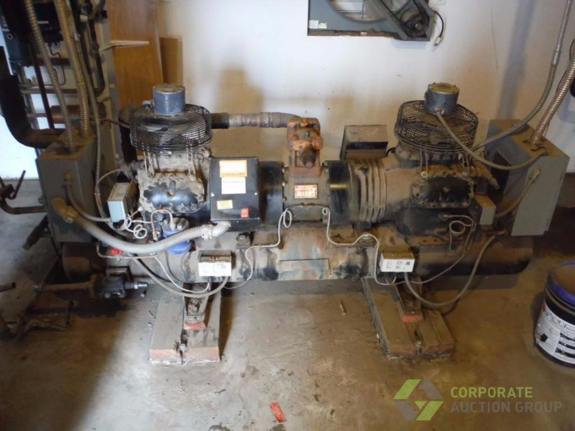 Copeland Tandem Copelamatic Compressor. Model: 66A4-4000-TSK, S/N: 95D71787, with a Bohn condenser a - Image 2 of 10