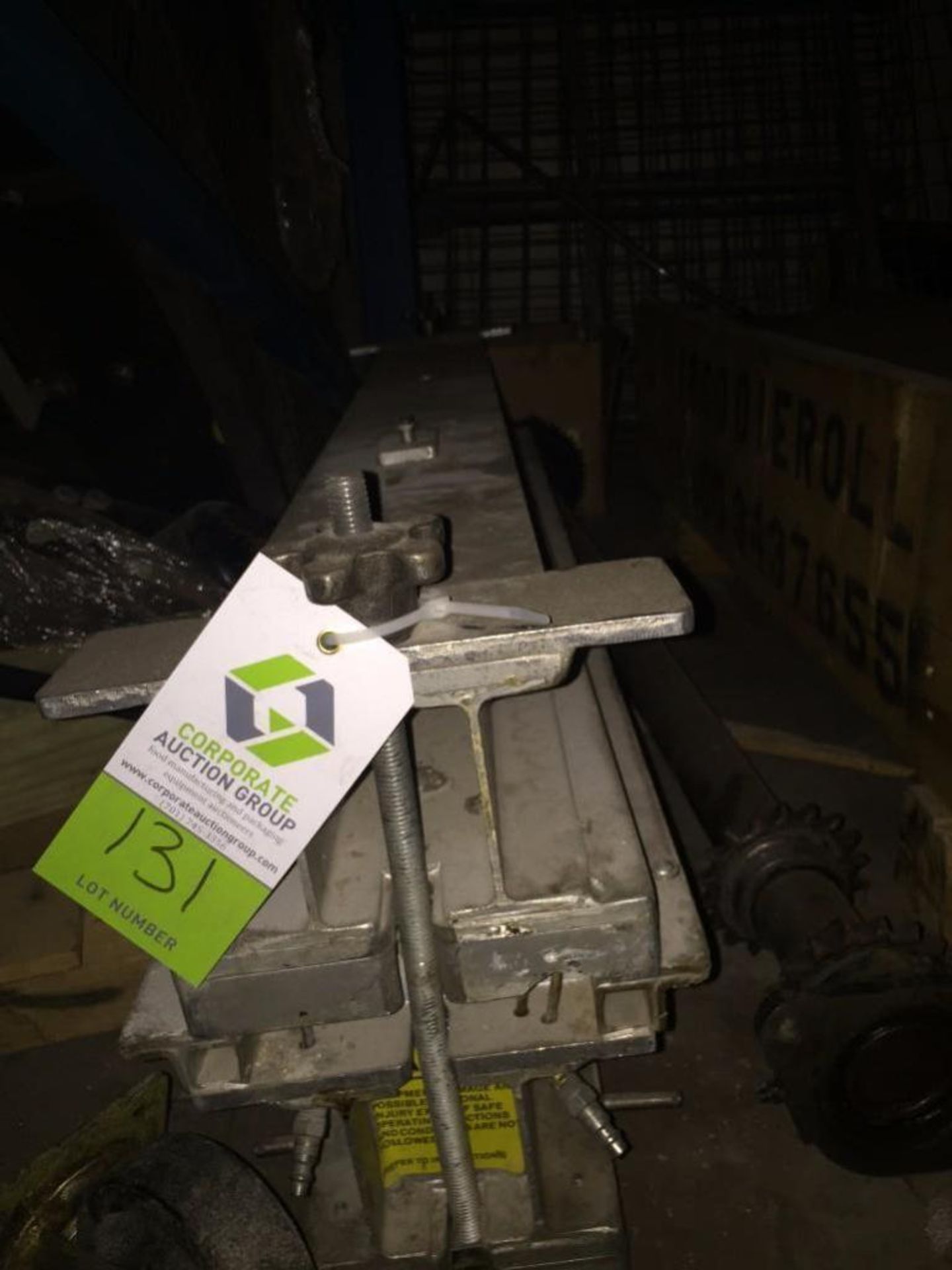 Aluminum belt welder frame. ** (Located in Fridley, Minnesota) ** Rigging Fee: $25