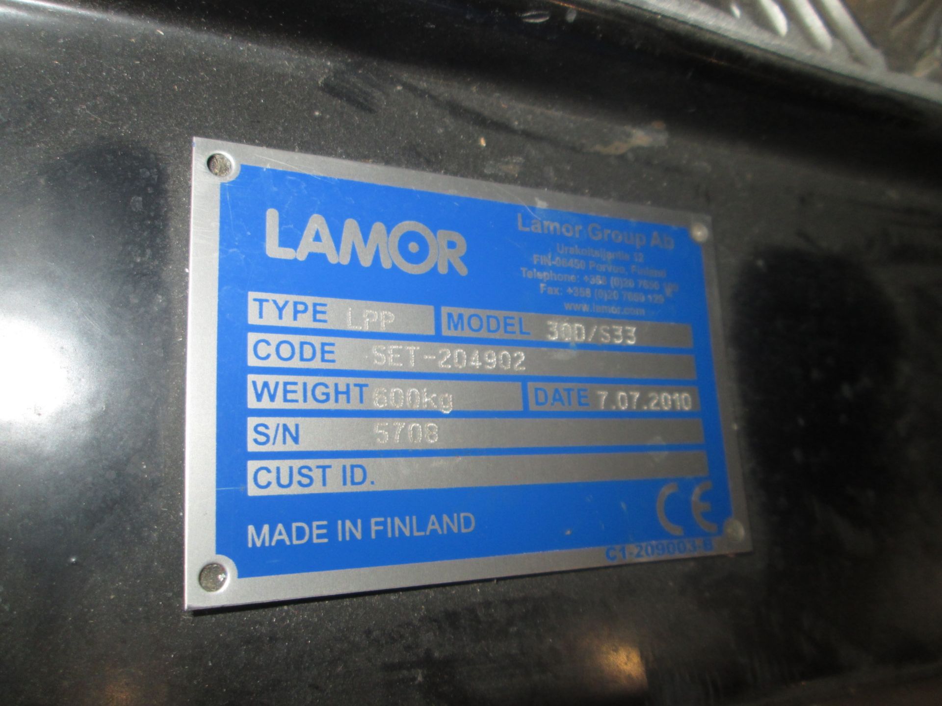LAMOR SLICKBAR LPP 30 ENCLOSED HYDRAULIC POWER PACK WITH LOMBARDINI DIESEL ENGINE AND ELECTRIC START - Image 2 of 3