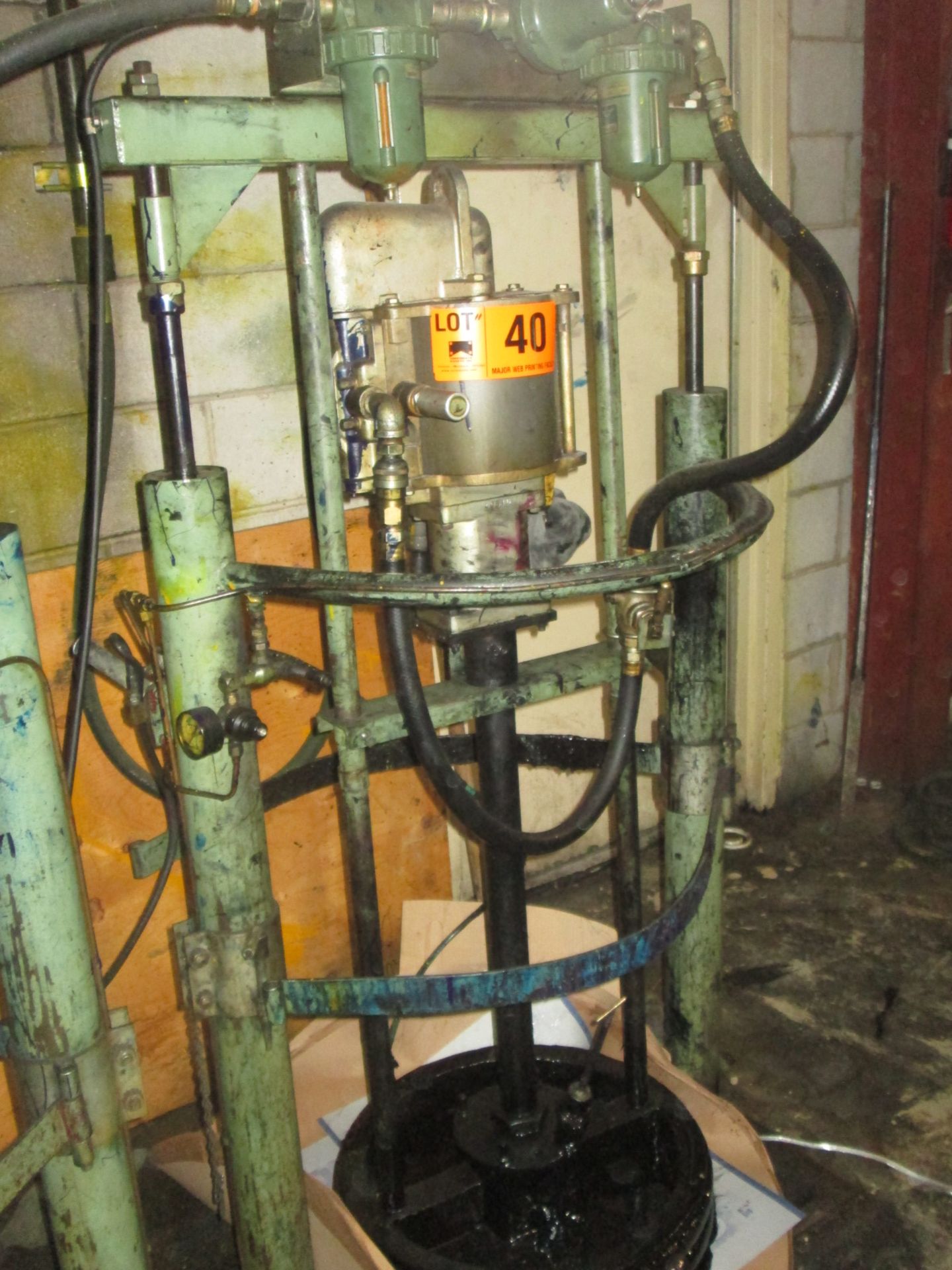 LINCOLN DRUM TYPE PNEUMATIC INK PUMP