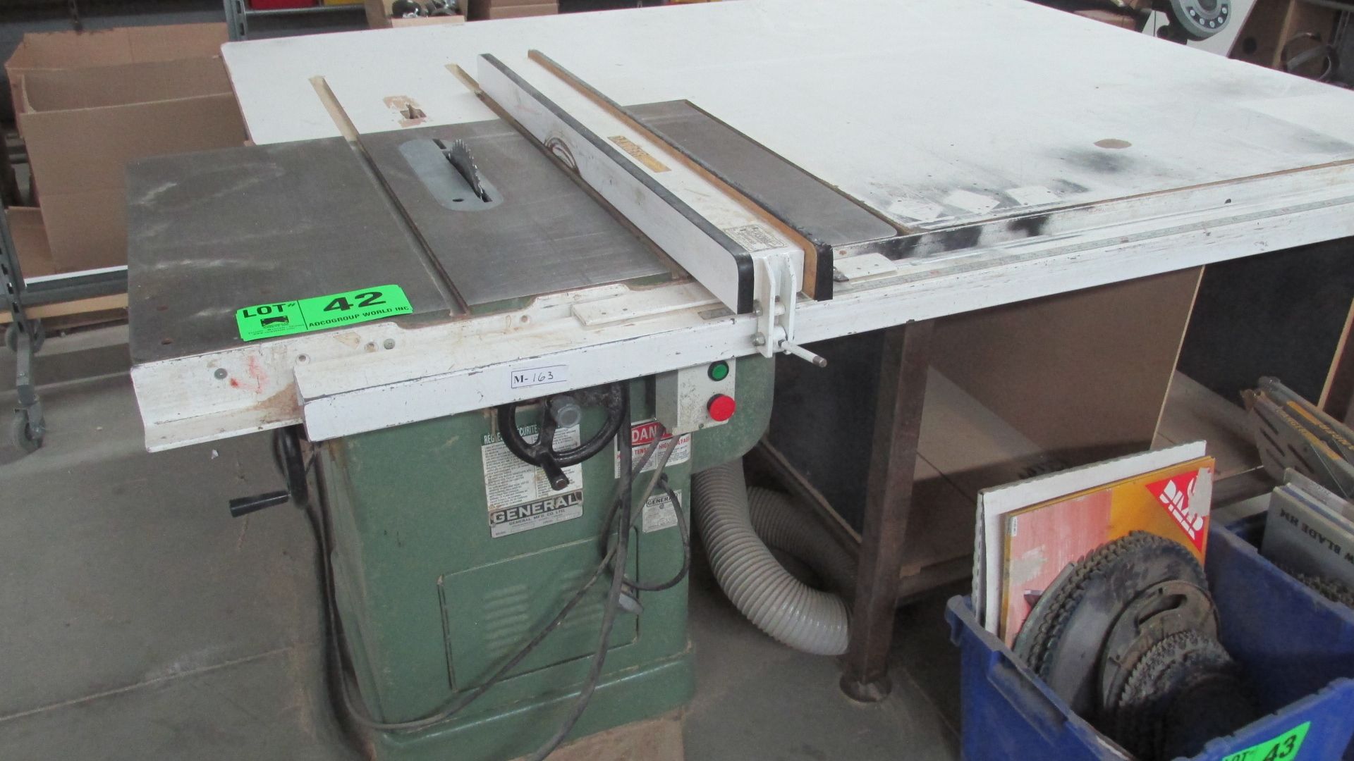 GENERAL 10" TABLE SAW S/N AD-2533 (CI)