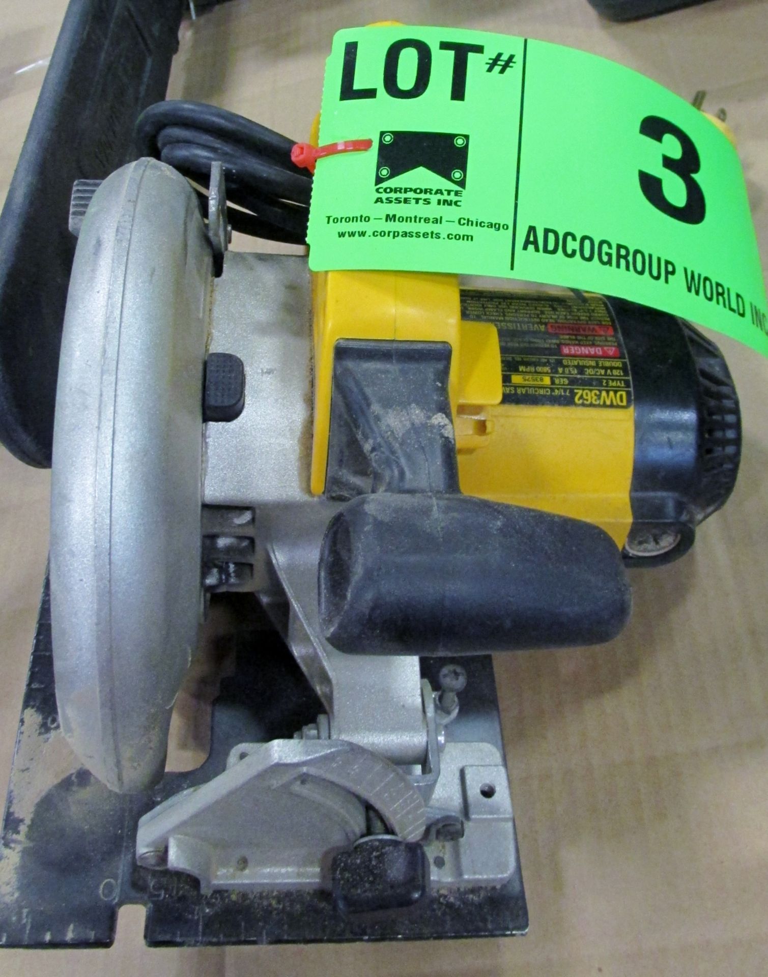 DEWALT CIRCULAR SAW