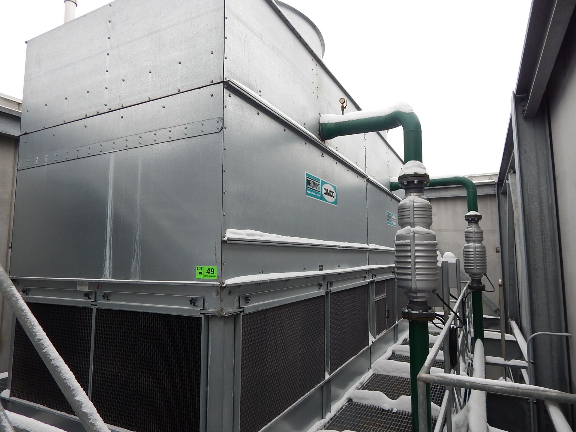TOROMONT CIMCO AT29-624 OUTDOOR CHILLER UNITS WITH EVAPCO PULSE PURE UNITS S/N:N/A (CI)