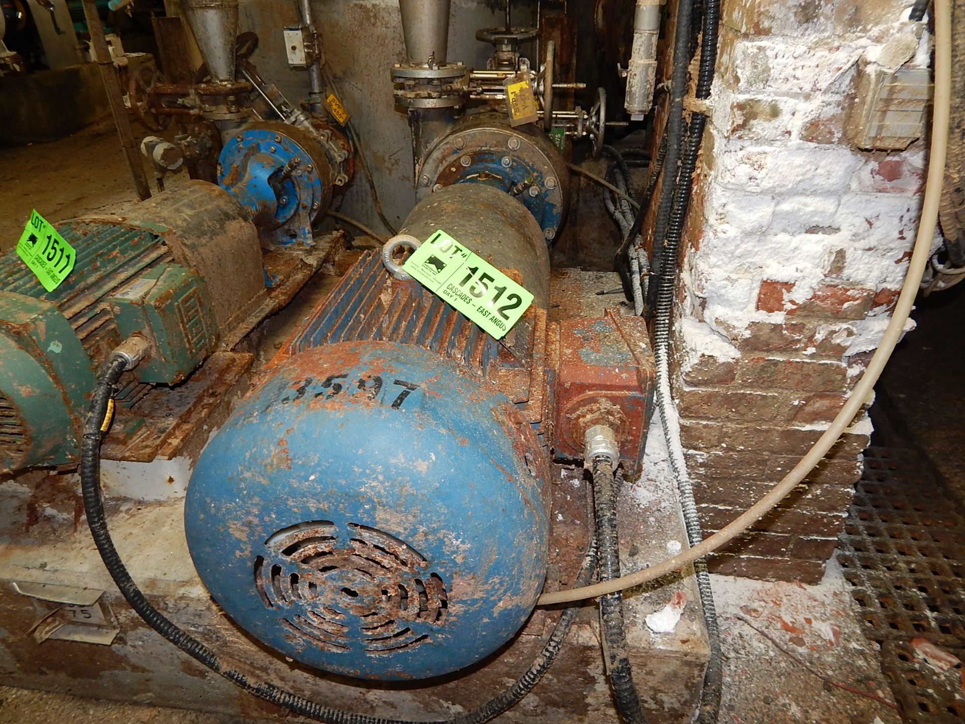 LOT/ ELECTRIC MOTOR WITH CENTRIFUGAL PUMP (CI)