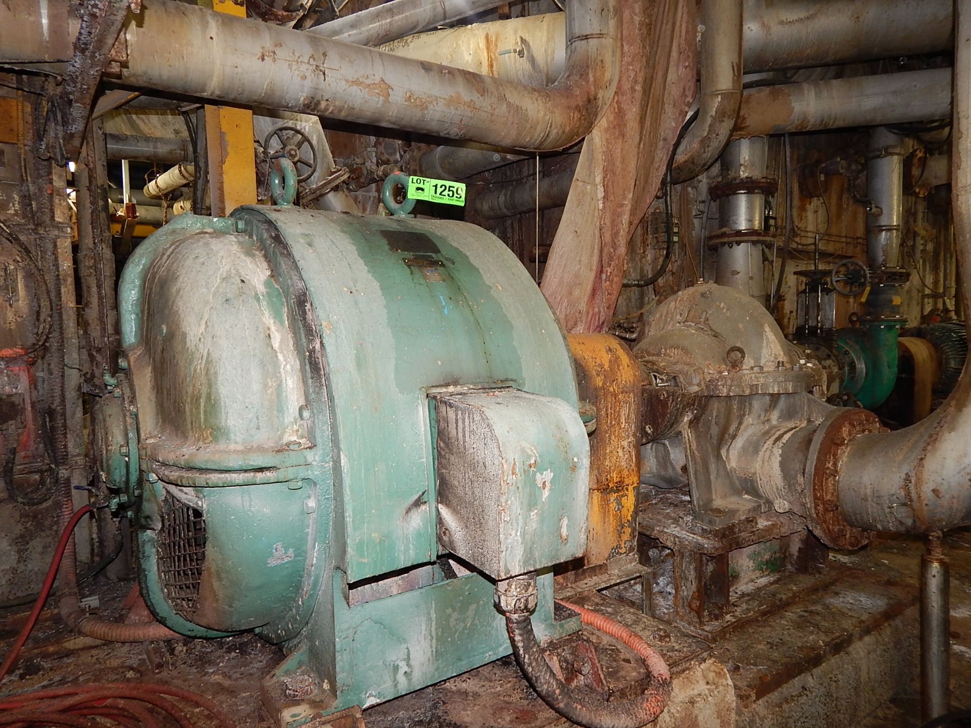 LOT/ 500HP ELECTRIC MOTOR WITH CENTRIFUGAL PUMP (CI)